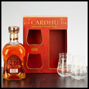 Cardhu 12 YO Single Malt Whisky Geschenkbox mit 2 Gläsern 0,7L - 40% Vol.