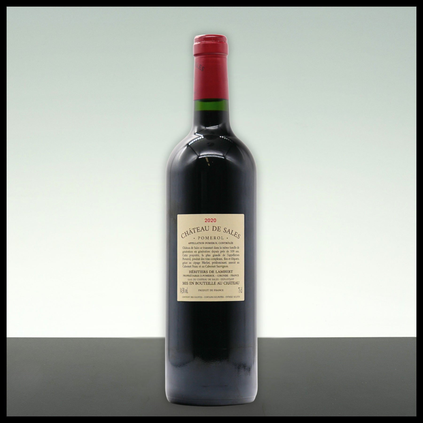 Chateau de Sales Pomerol 2020 0,75L - 14% Vol.