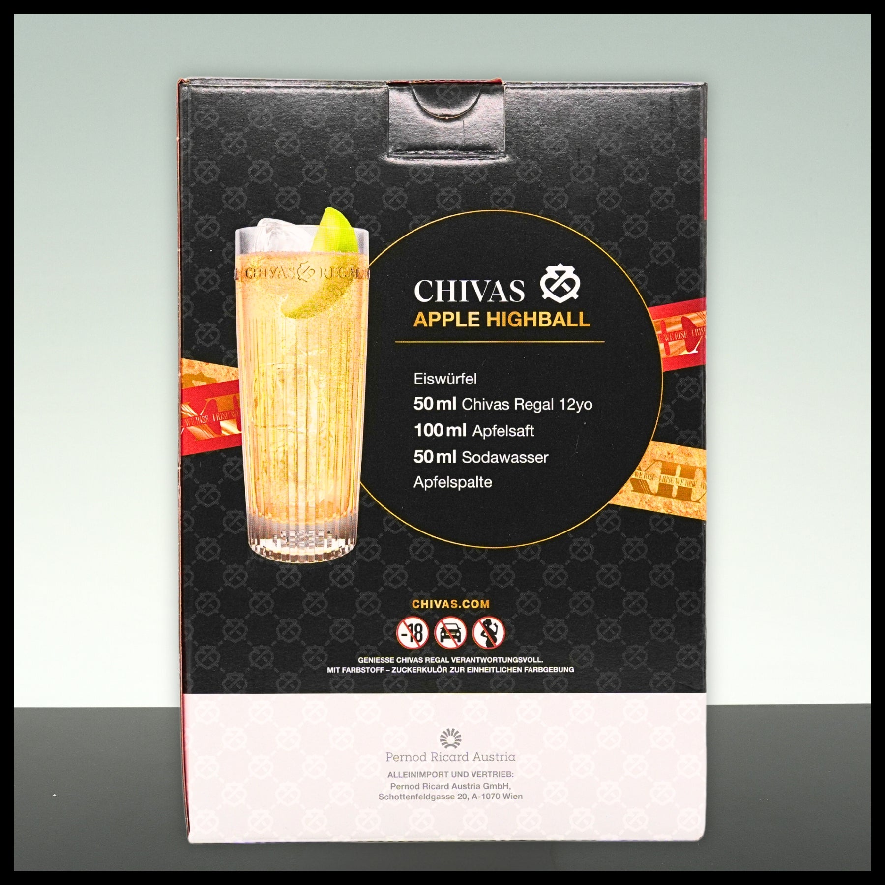 Chivas Regal 12 YO Blended Scotch Whisky Geschenkbox mit Glas 0,7L - 40% Vol.