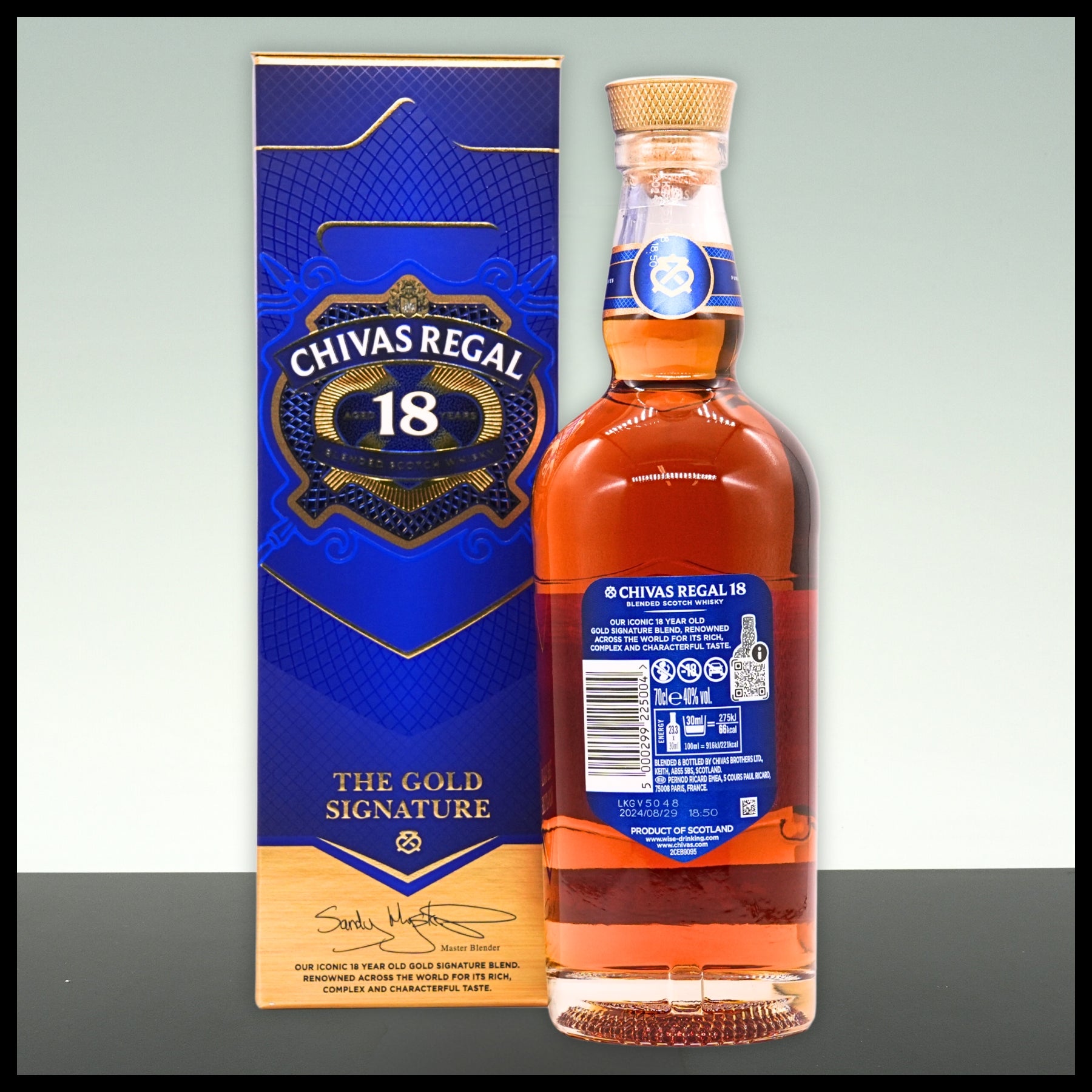 Chivas Regal 18 YO Gold Signature Blended Whisky 0,7L - 40% Vol. - Trinklusiv