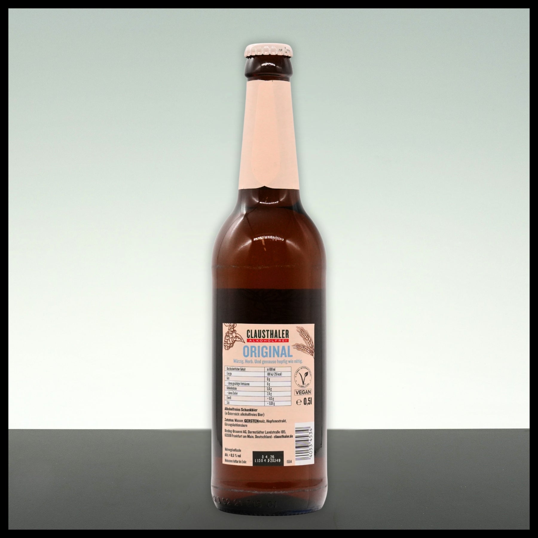 Clausthaler Alkoholfrei Original 0,5L
