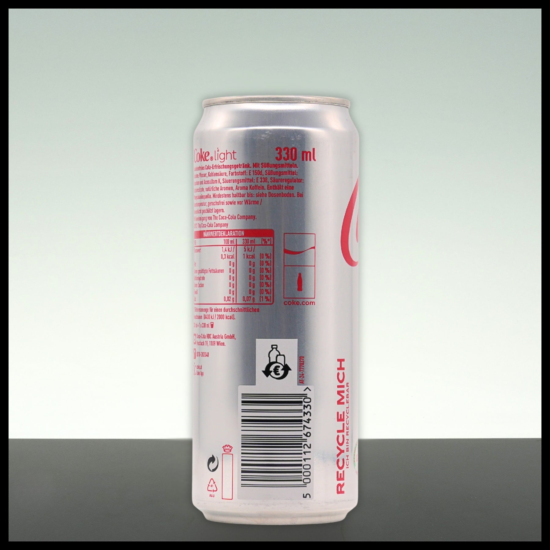 Coca Cola Light Dose 0,33L