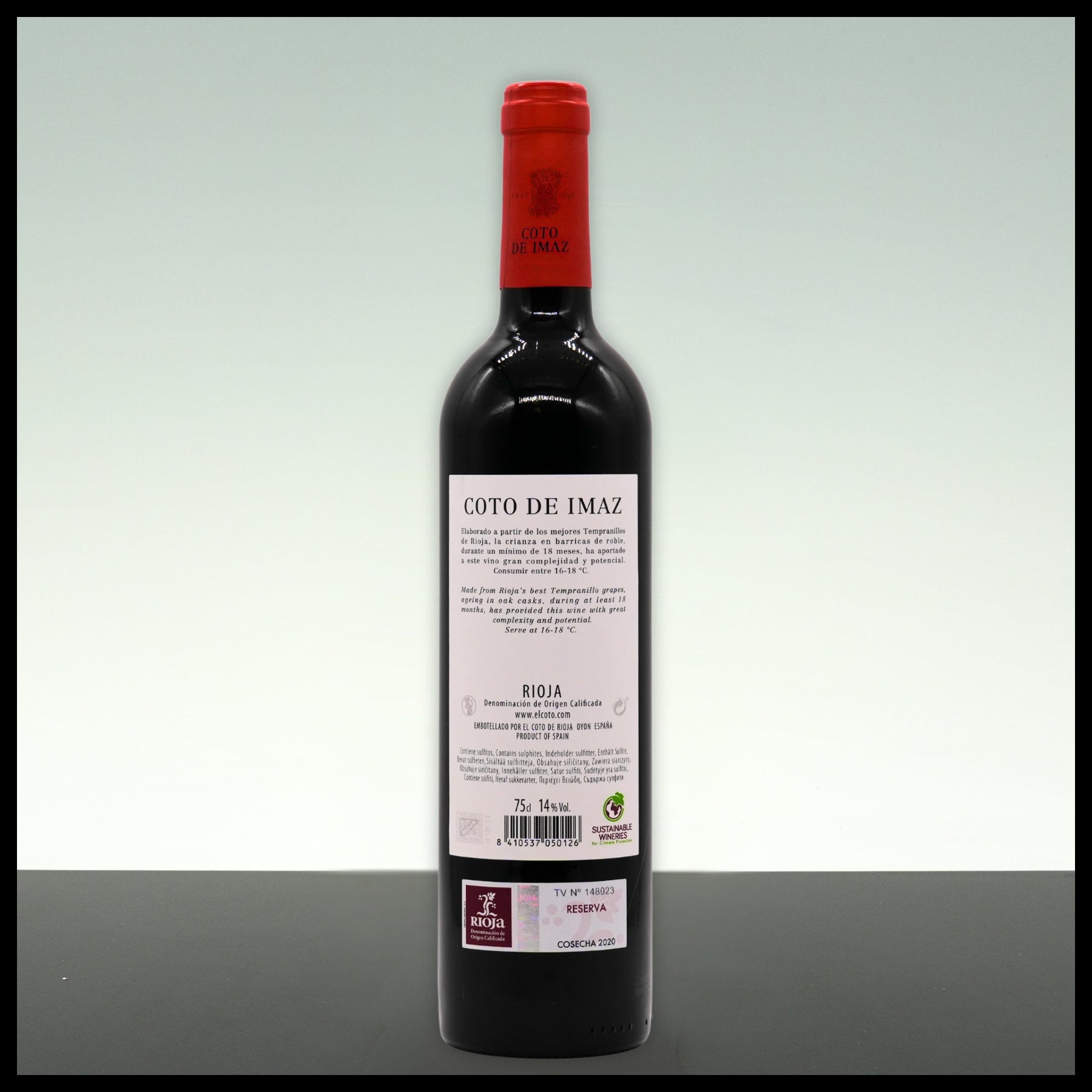 Coto de Imaz Rioja Reserva 2020 0,75L - 14% Vol.