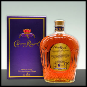 Crown Royal Blended Canadian Whisky 1L - 40% Vol. - Trinklusiv