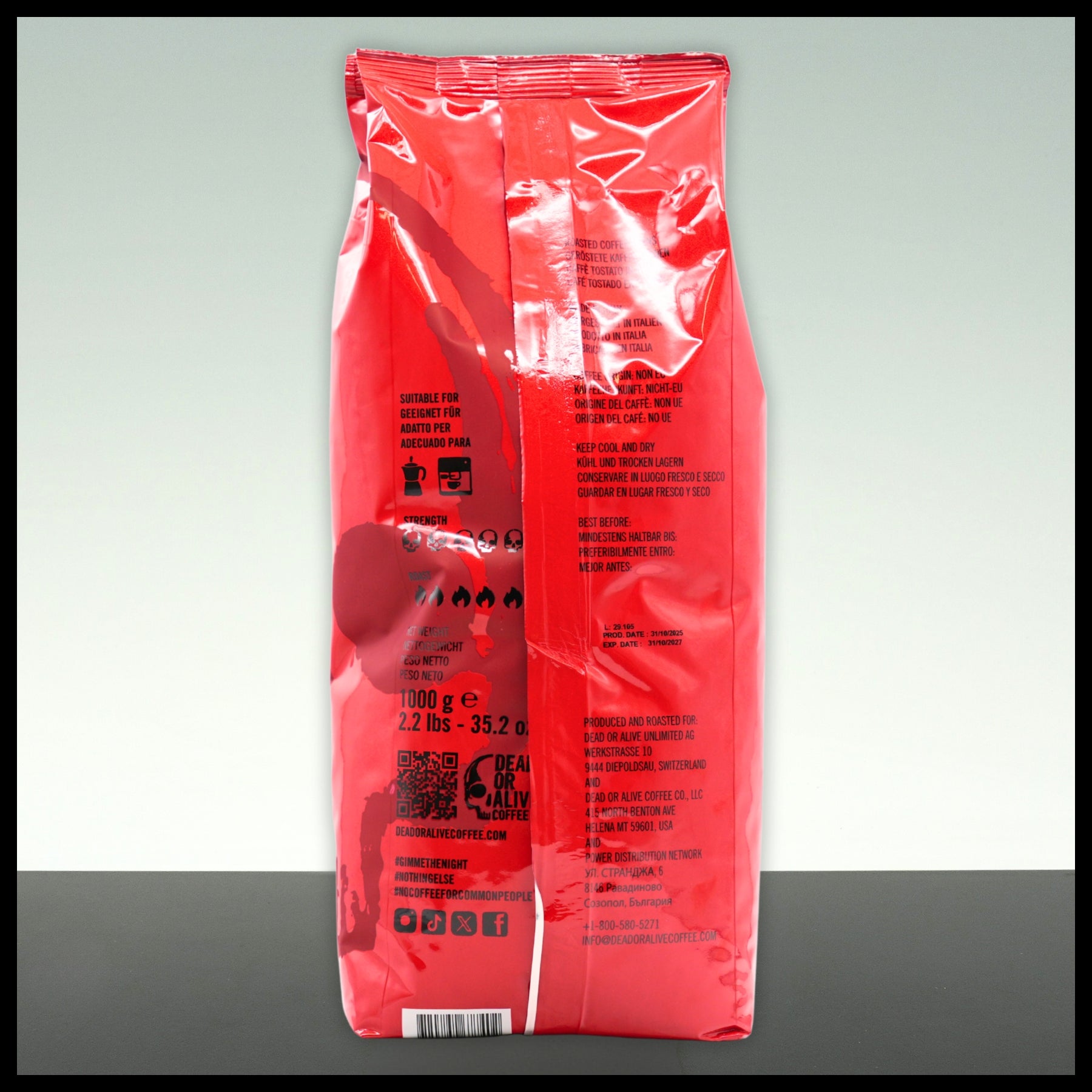 Dead or Alive Coffee "Diavolo" Special Edition 1000g