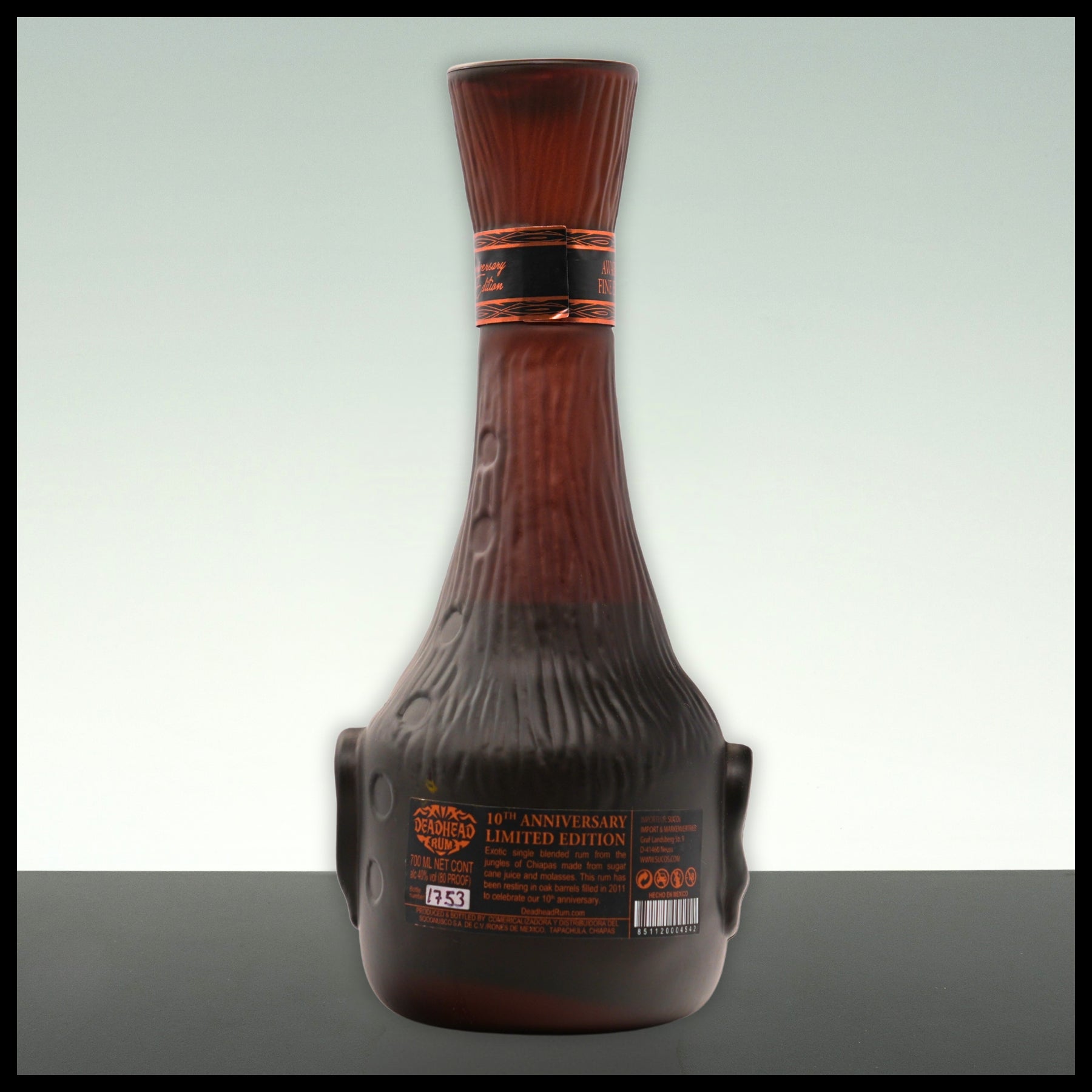 Deadhead 10 YO Anniversary Limited Edition Rum 0,7L - 40% Vol.