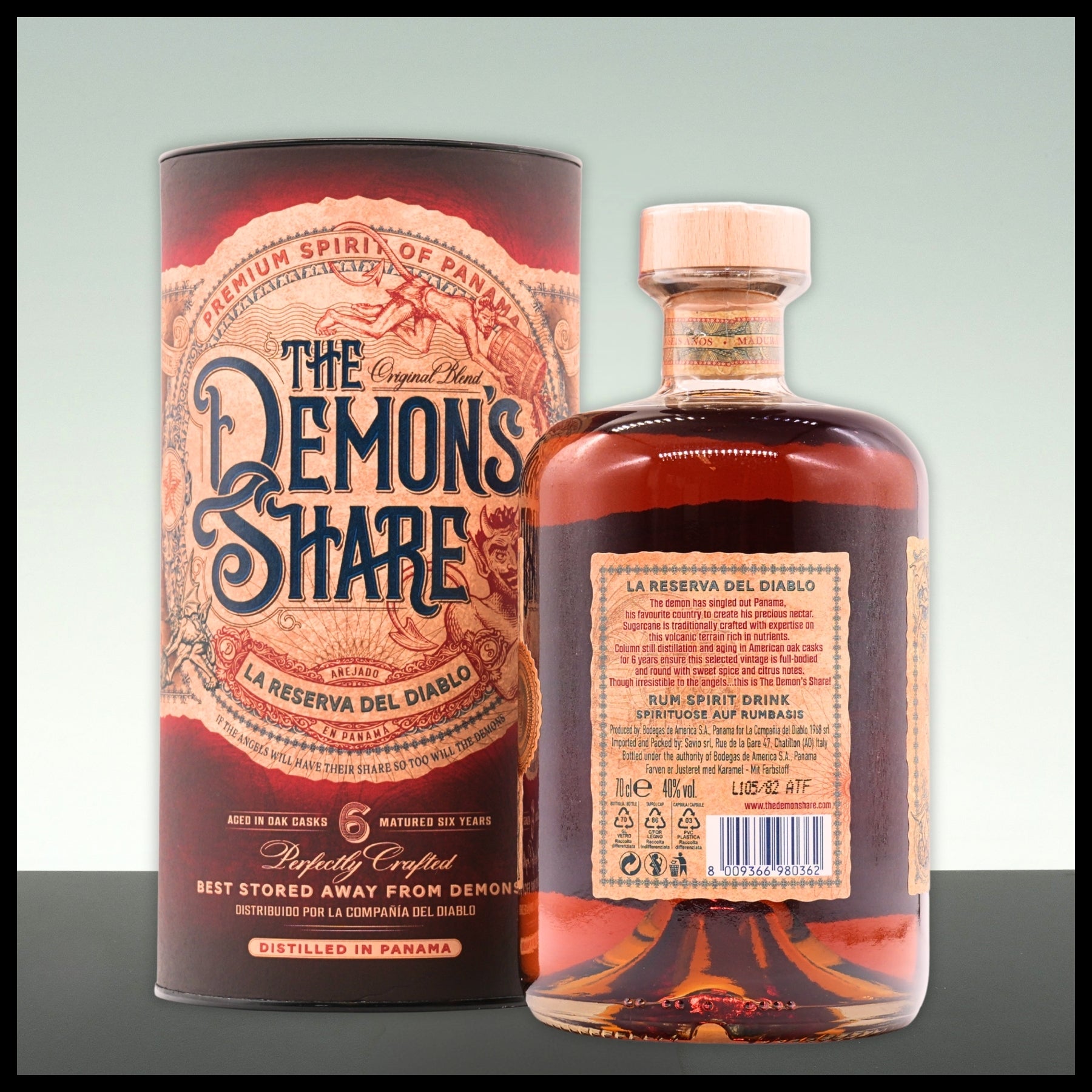 Demon's Share 6 YO "La Reserva del Diablo" 0,7L - 40% Vol.