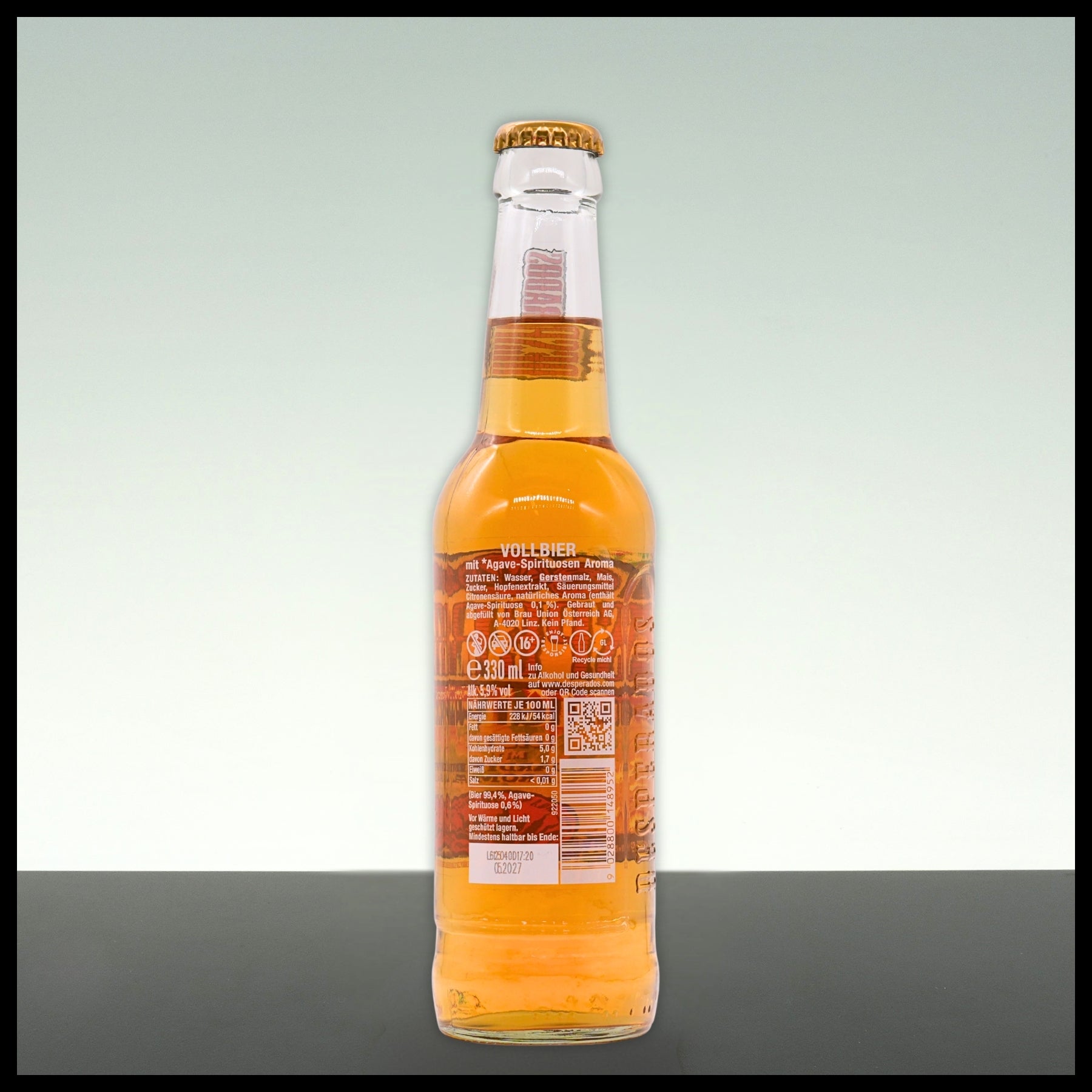 Desperados Original Tequila-Bier 0,33L - 5,9% Vol.