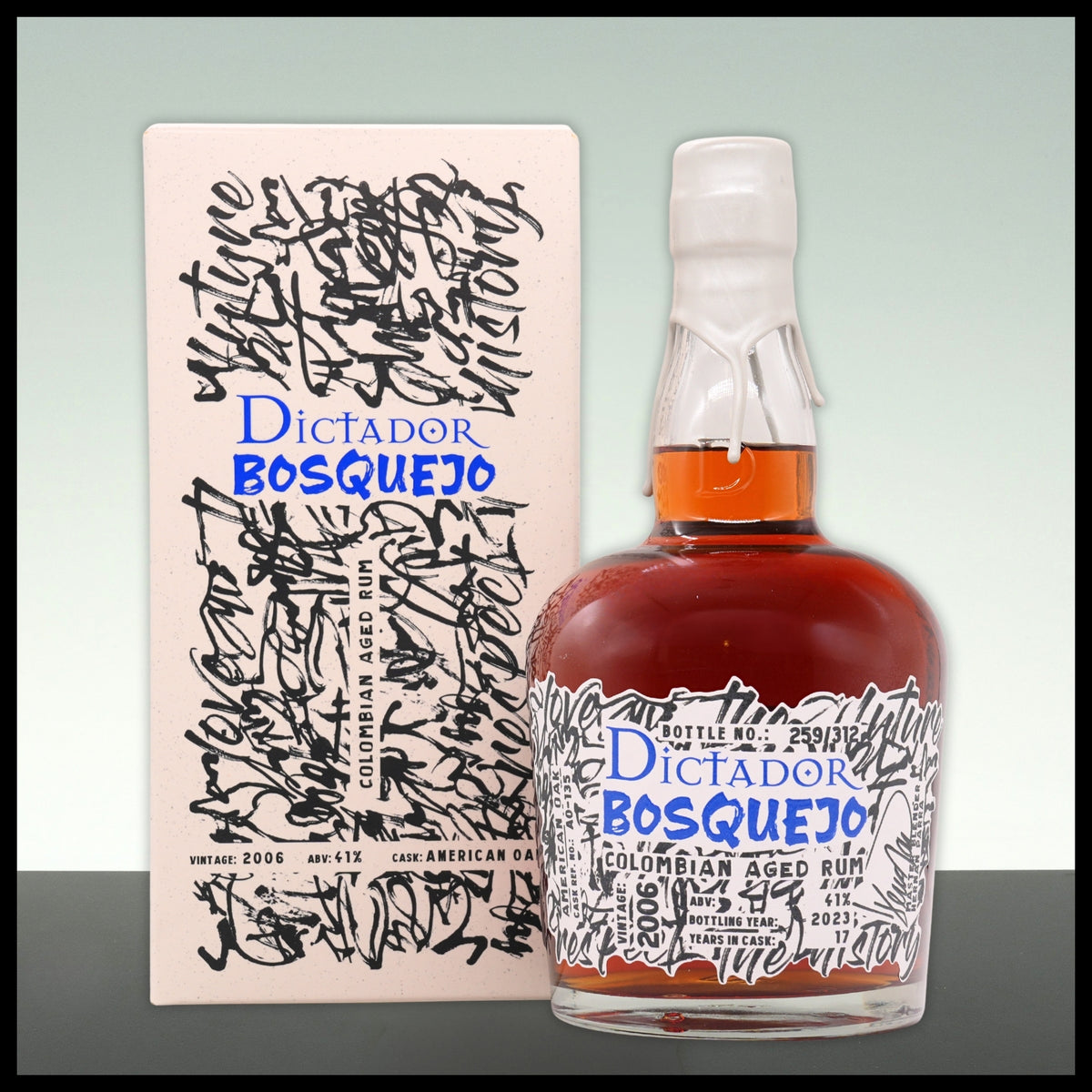 Dictador BOSQUEJO American Oak Cask Rum 2006 0,7L - 41% Vol. - Trinklusiv