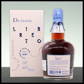 Dictador LIBRETO American Oak Cask Rum 1997 0,7L - 43% Vol. - Trinklusiv