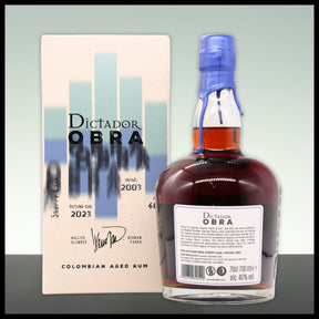 Dictador OBRA Sherry Cask Rum 2003 0,7L - 40% Vol. - Trinklusiv