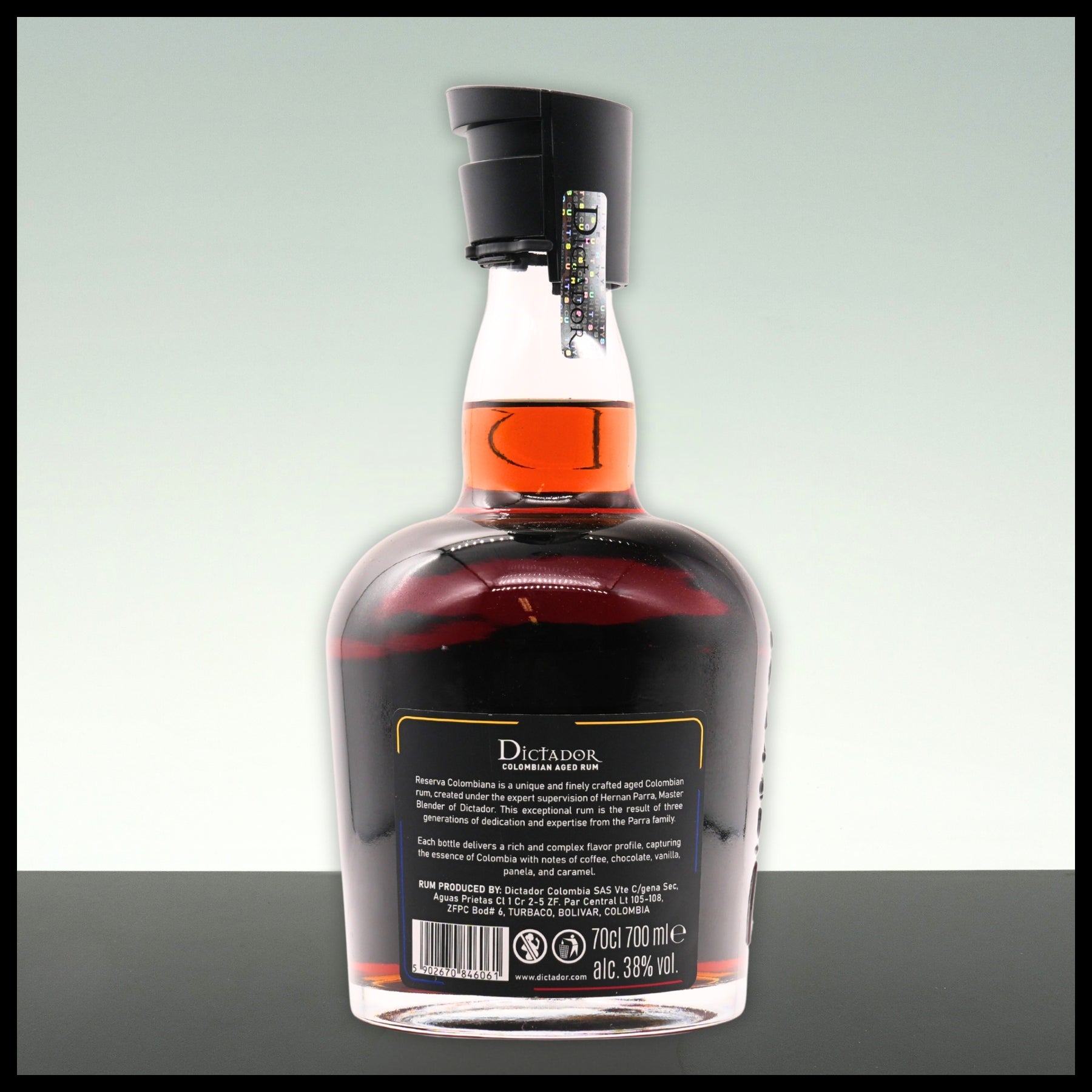 Dictador Reserva Colombiana Rum 0,7L - 38% Vol. - Trinklusiv