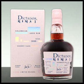 Dictador RIMA 1 Sherry Cask Rum 1999 0,7L - 45% Vol. - Trinklusiv