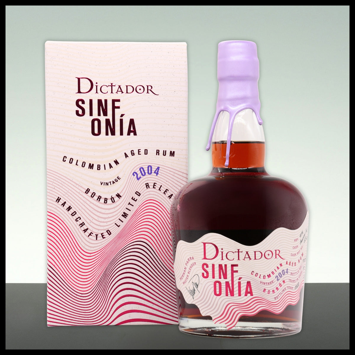 Dictador SINFONIA Borbón Rum 2004 0,7L - 41% Vol. - Trinklusiv