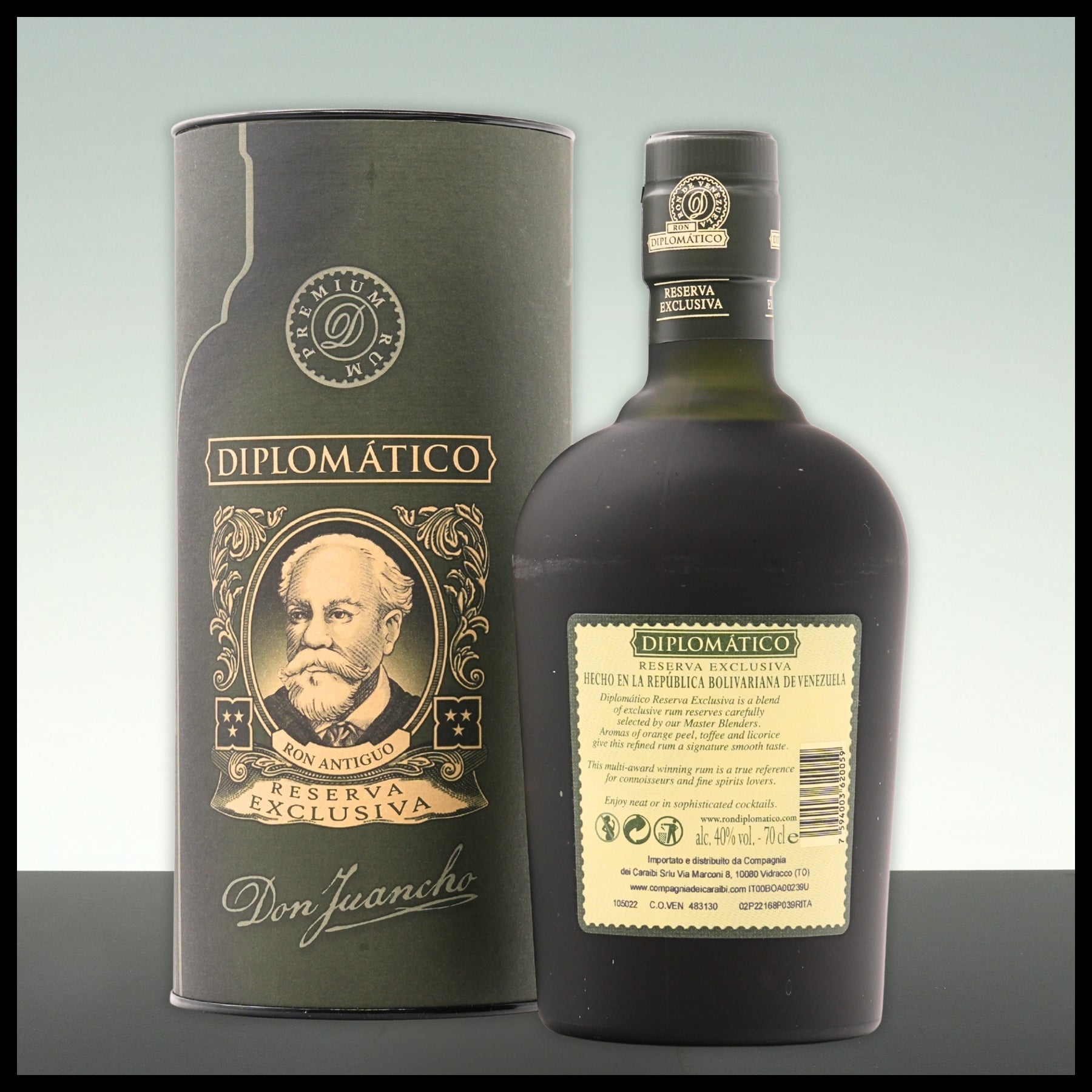 Diplomatico Reserva Exclusiva Rum MIT Geschenkdose 0,7L - 40% Vol. - Trinklusiv