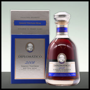 Diplomatico Single Vintage 2008 Rum 0,7L - 43% Vol. - Trinklusiv