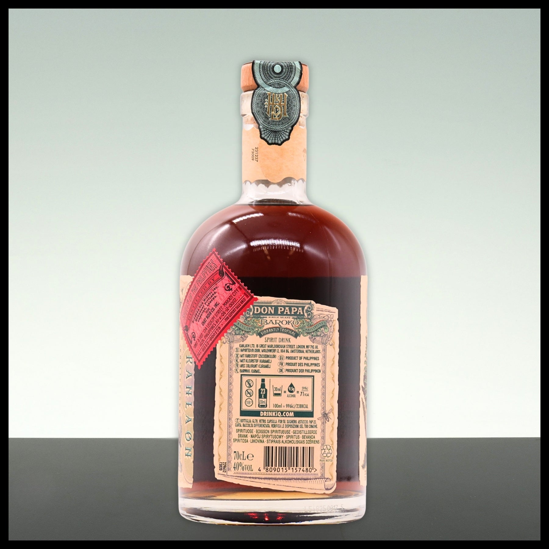 Don Papa Baroko 0,7L - 40% Vol. - Trinklusiv