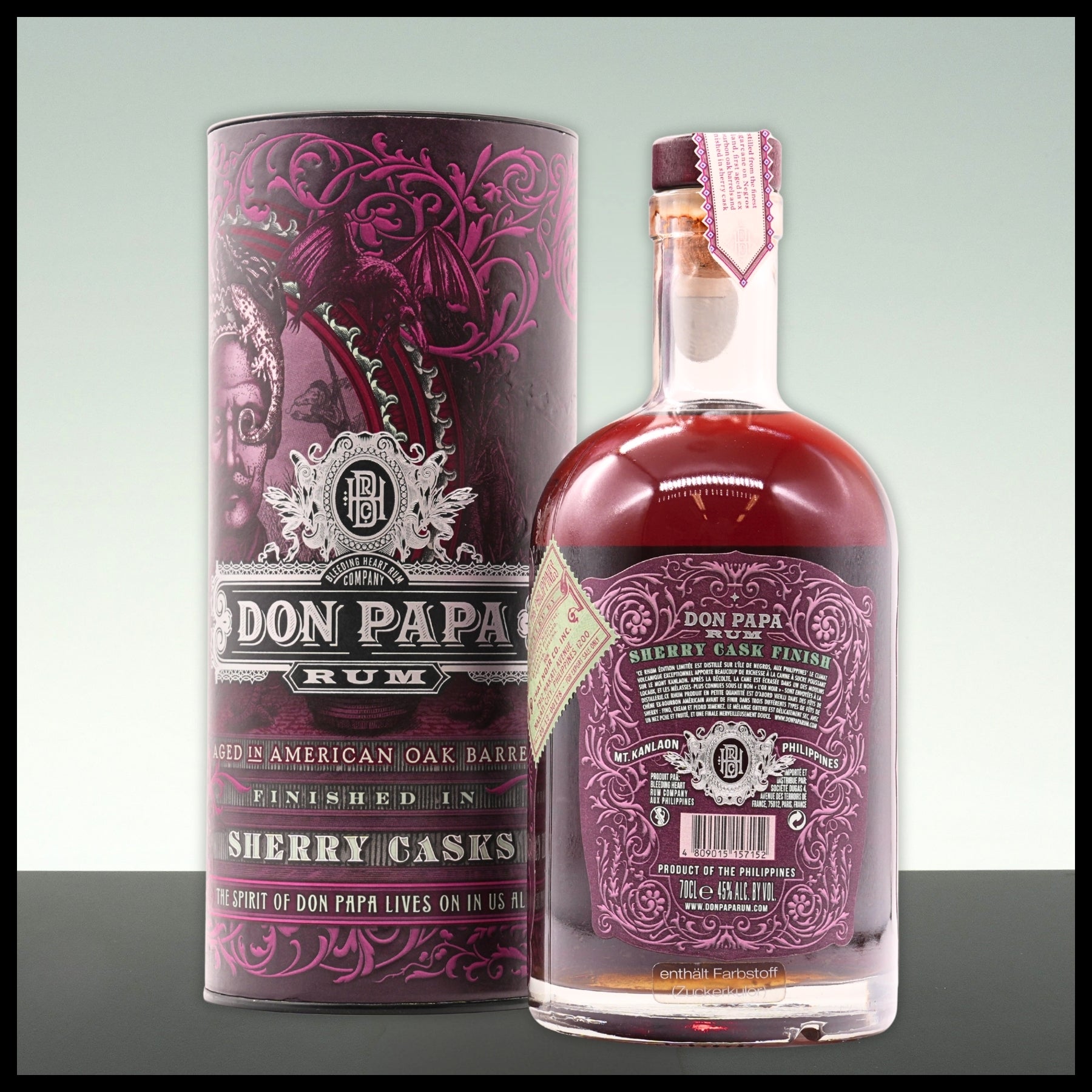 Don Papa Sherry Cask Rum 0,7L - 45% Vol. - Trinklusiv