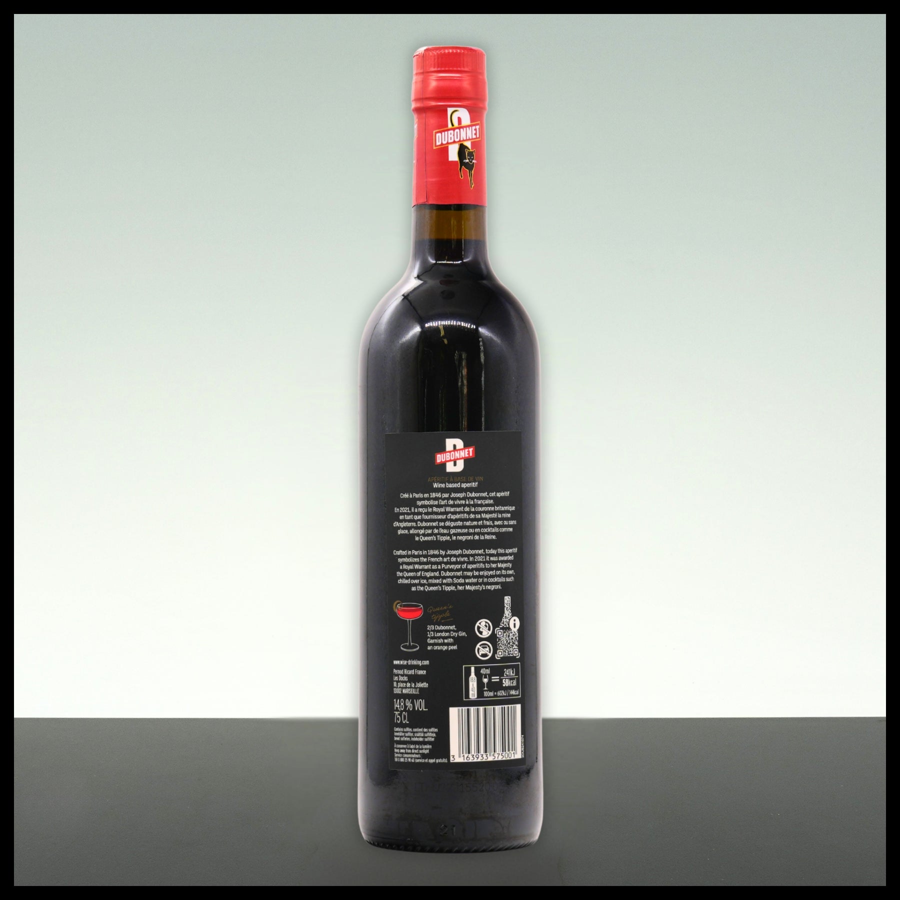 Dubonnet Rouge Aperitif 0,75L - 14,8% Vol. - Trinklusiv