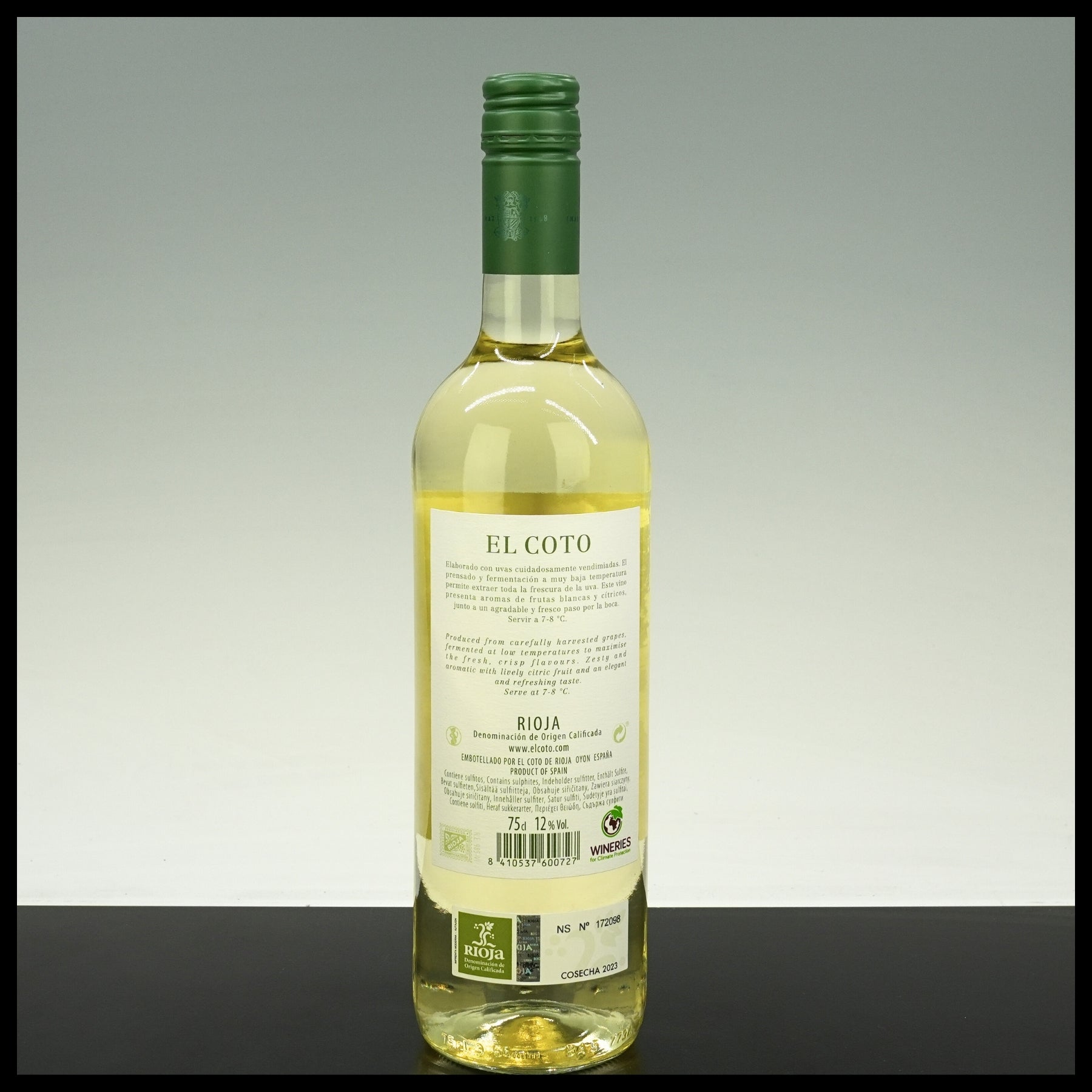 El Coto Rioja Blanco 2023 0,75L - 12% Vol.