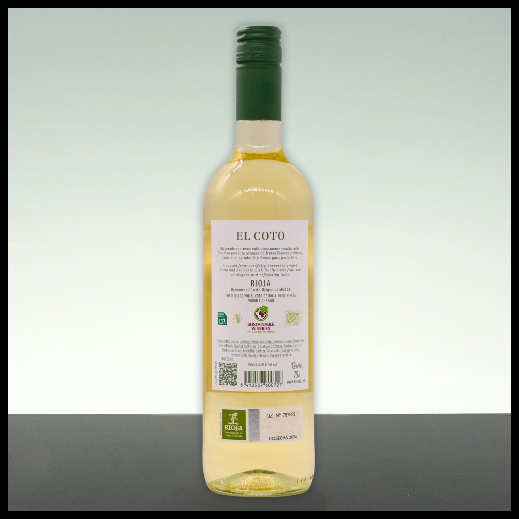 El Coto Rioja Blanco 2024 0,75L - 12% Vol. - Trinklusiv