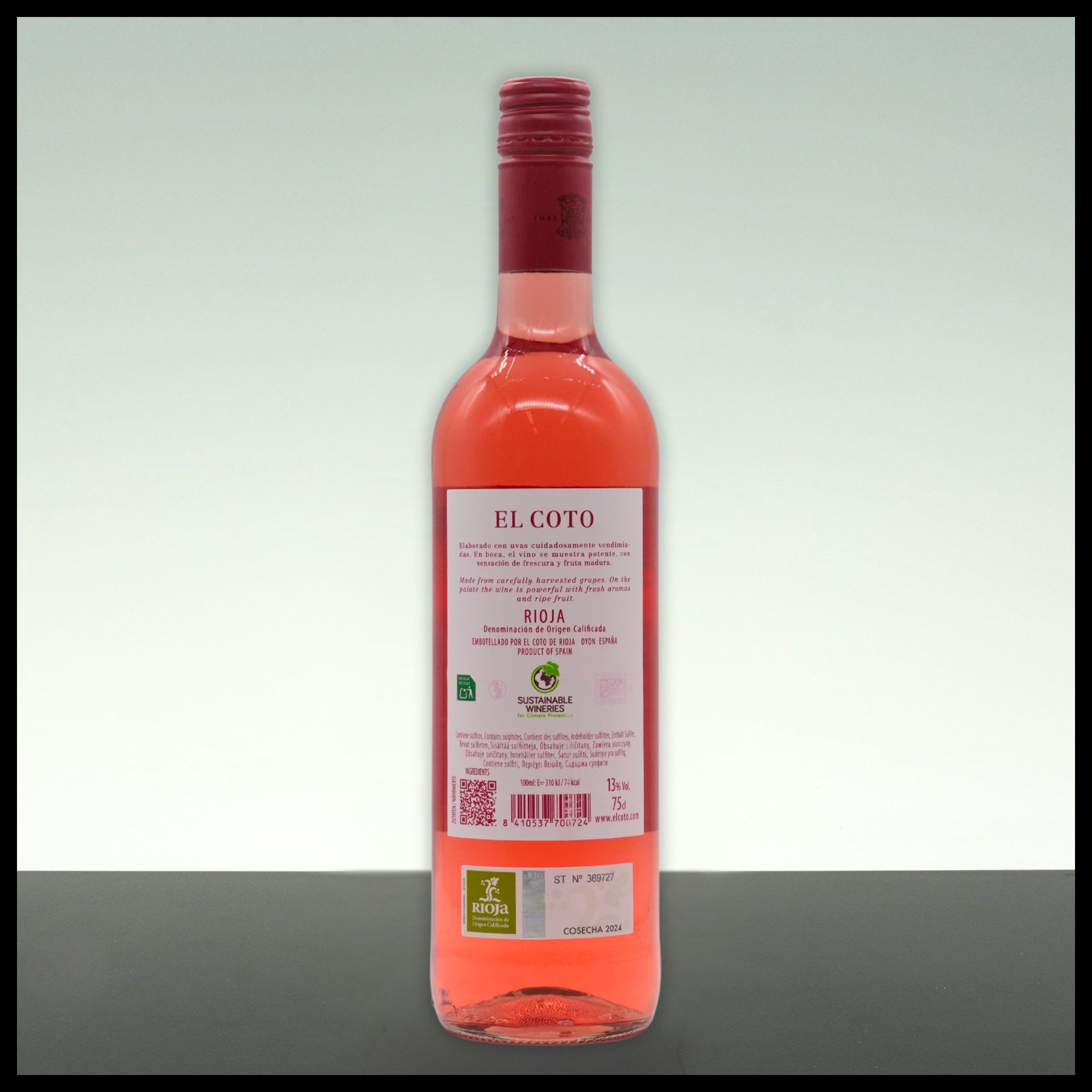 El Coto Rioja Rosado 2024 0,75L - 13% Vol. - Trinklusiv