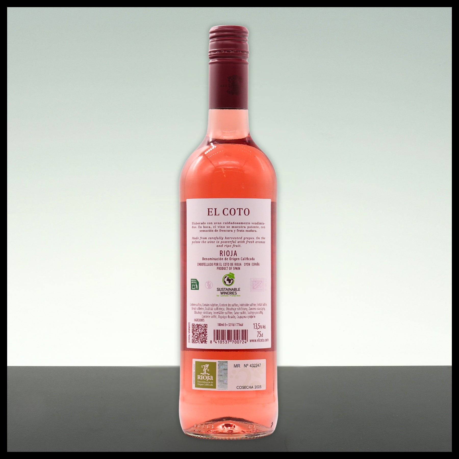 El Coto Rioja Rosado 2025 0,75L - 13,5% Vol. - Trinklusiv