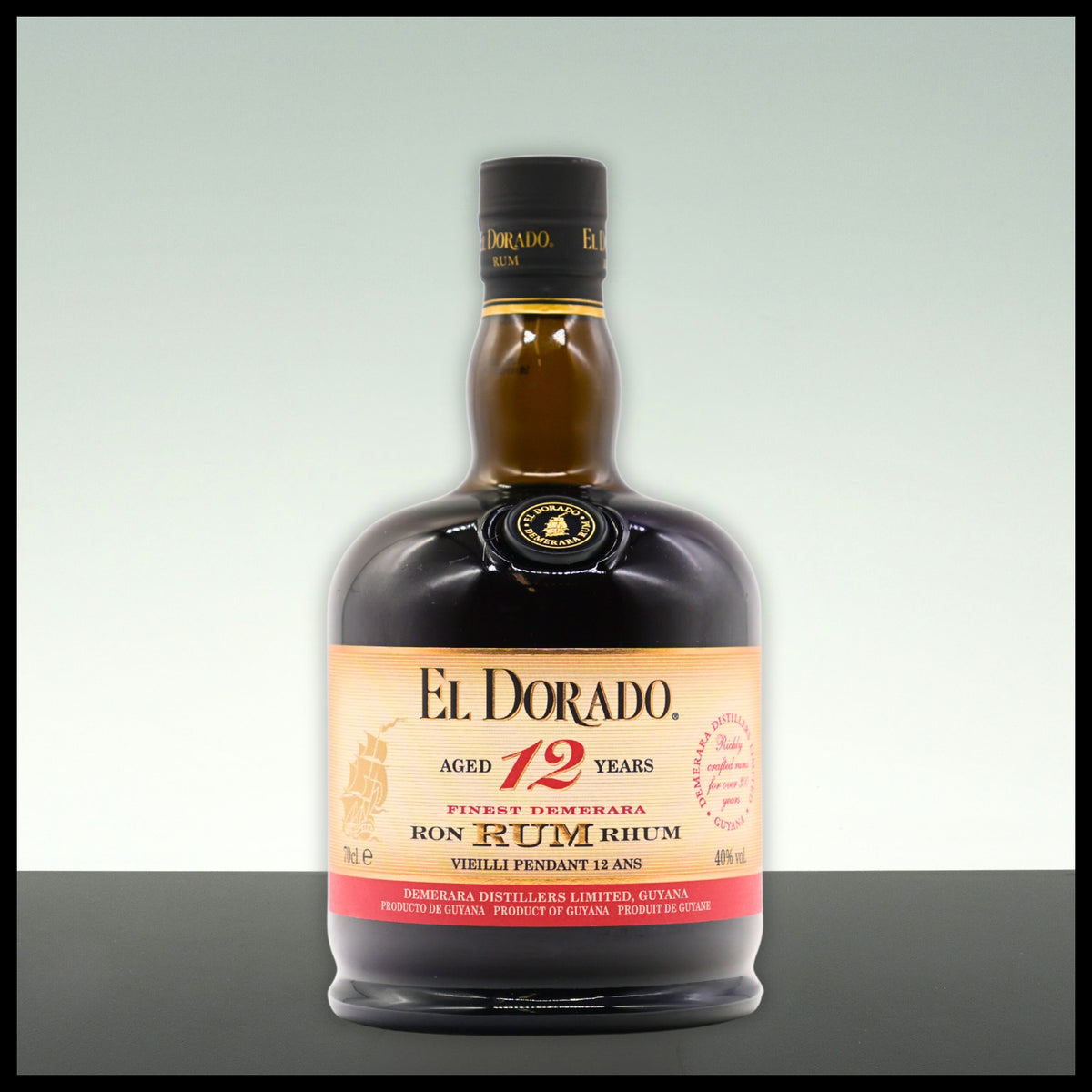 El Dorado 12 YO Rum 0,7L - 40% Vol. - Trinklusiv