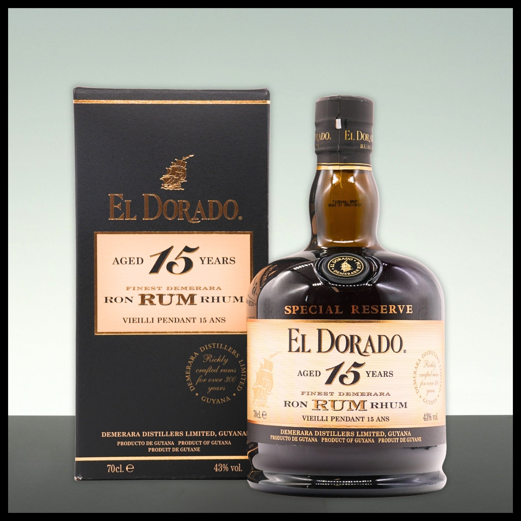 El Dorado 15 YO Rum 0,7L - 43% Vol.