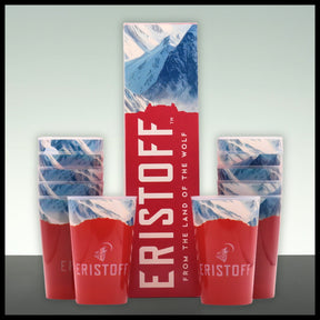 Eristoff Mehrweg Plastikbecher 12er Packung