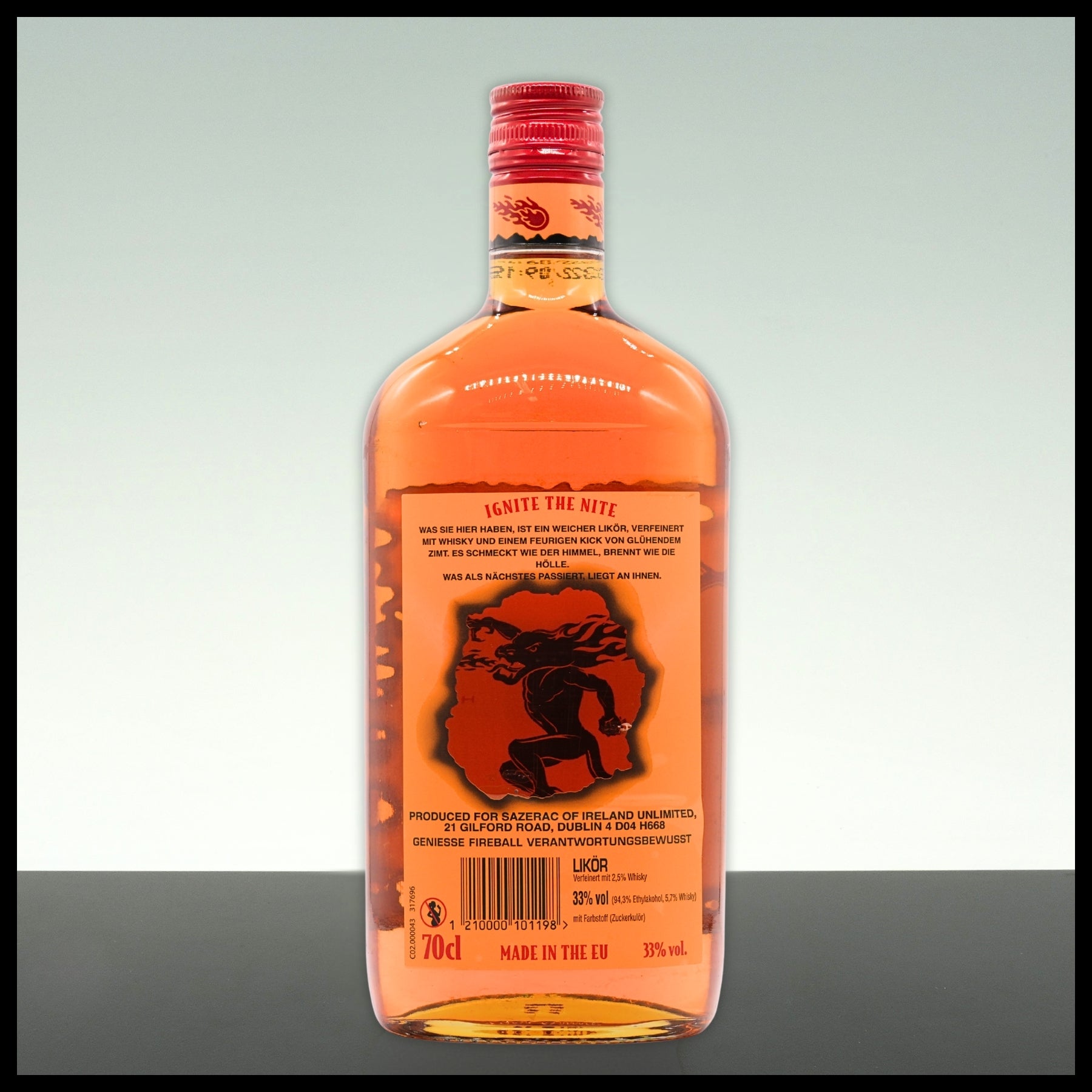 Fireball Whiskylikör 0,7L - 33% Vol.