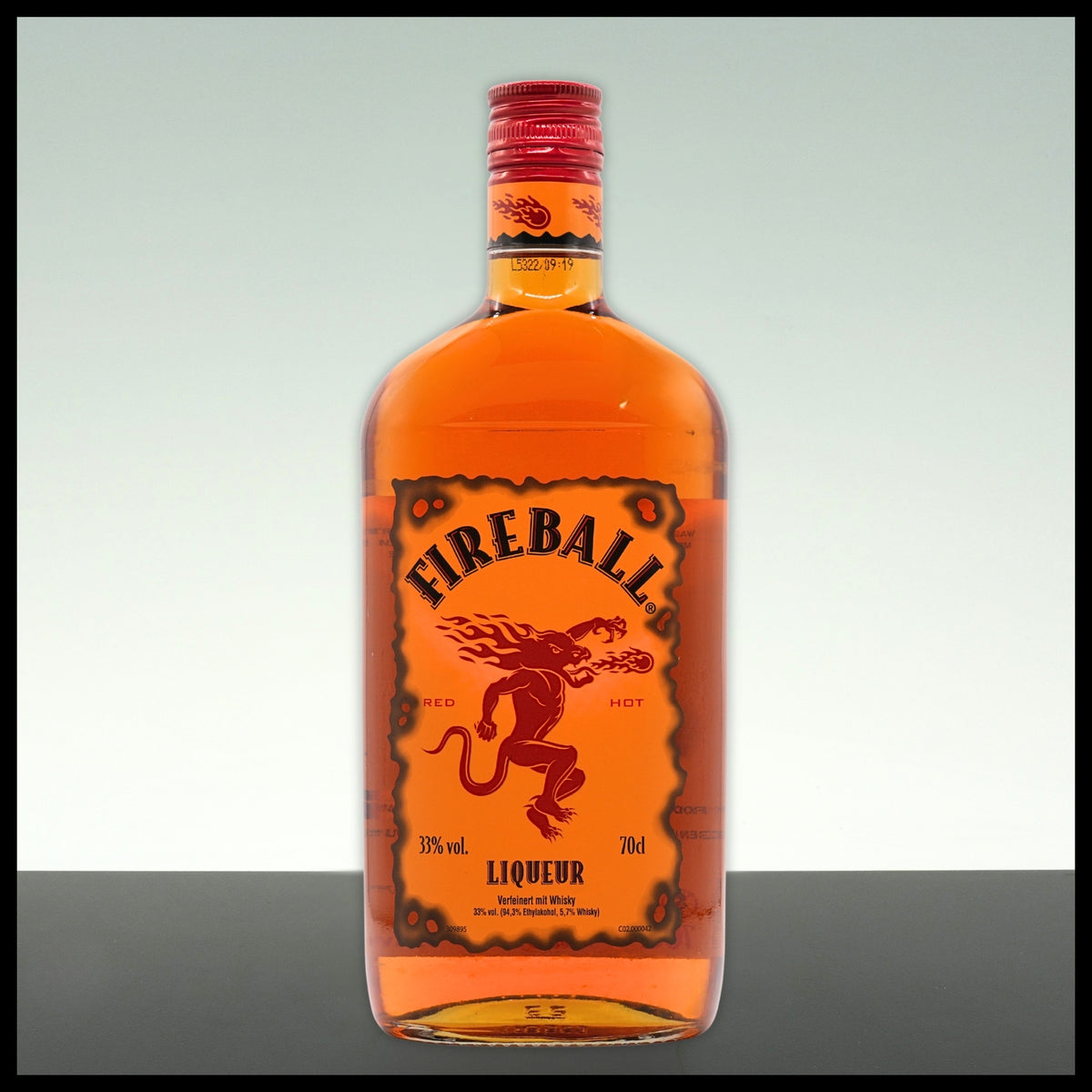 Fireball Whiskylikör 0,7L - 33% Vol.