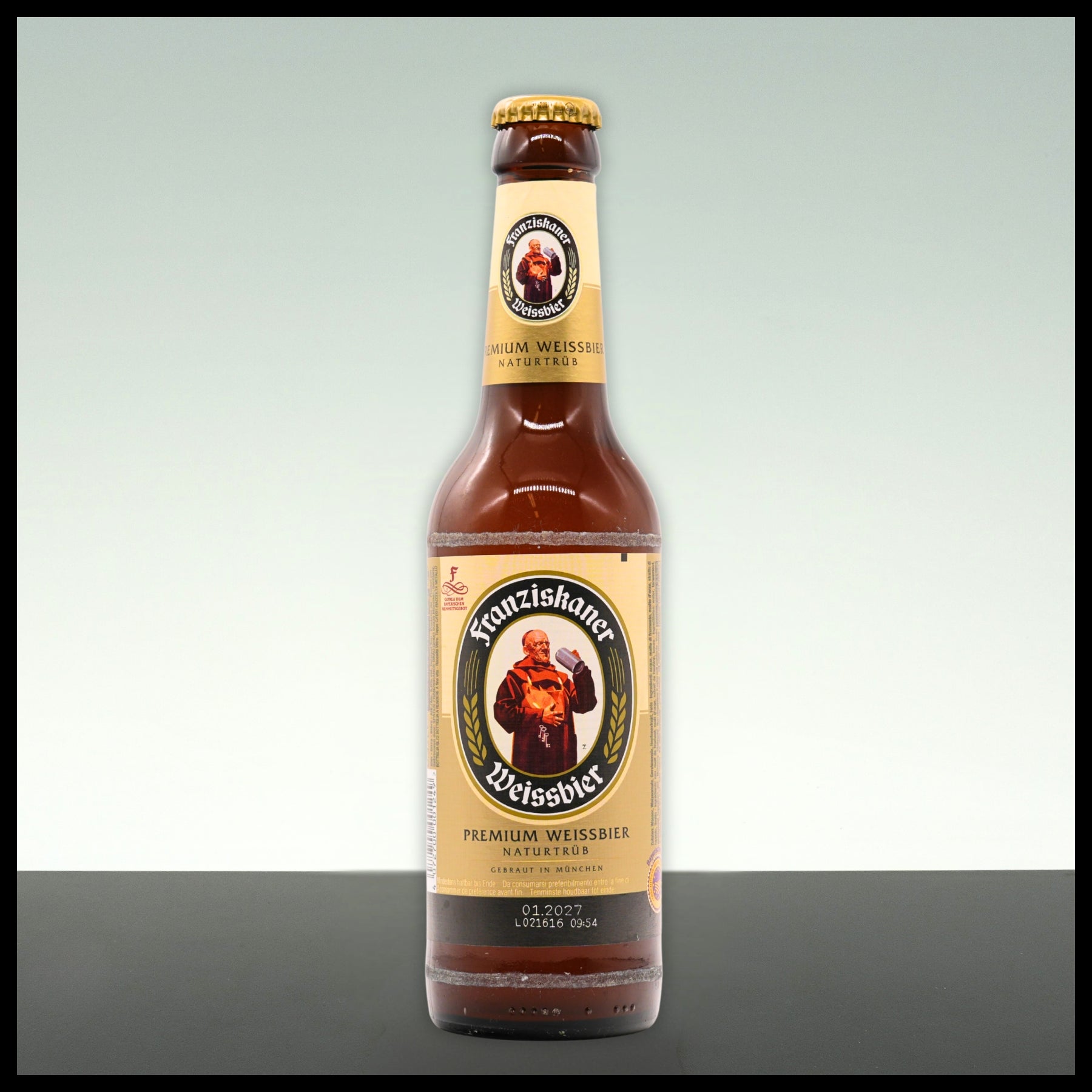 Franziskaner Weißbier Hefe Hell 0,33L - 5% Vol. - Trinklusiv