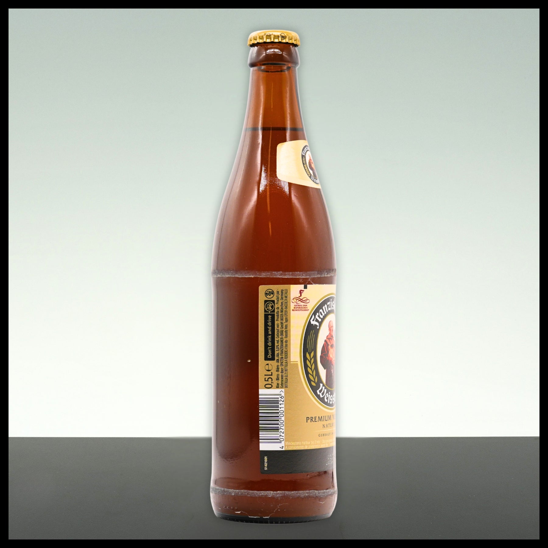 Franziskaner Weißbier Hefe Hell 0,5L - 5% Vol. - Trinklusiv