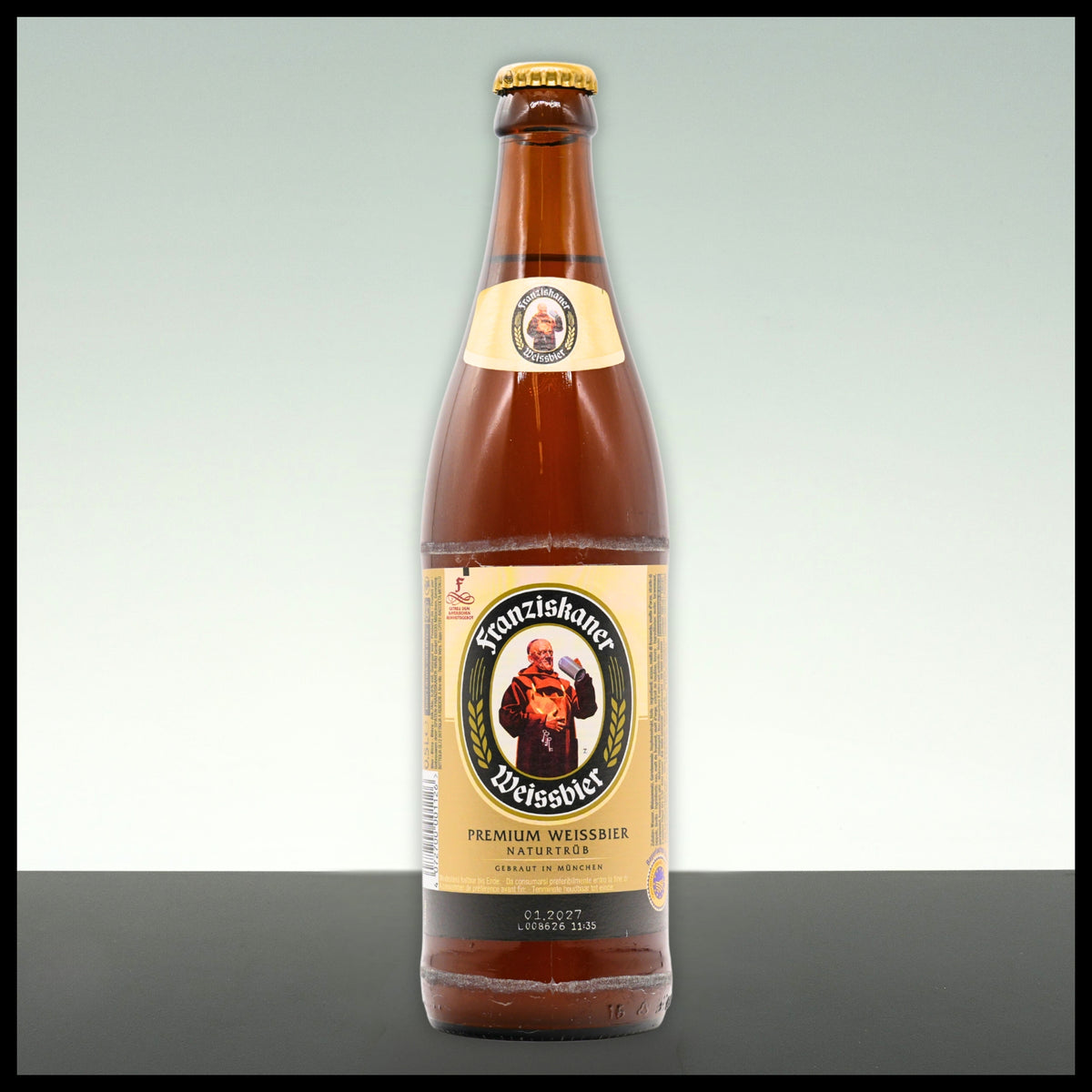 Franziskaner Weißbier Hefe Hell 0,5L - 5% Vol. - Trinklusiv