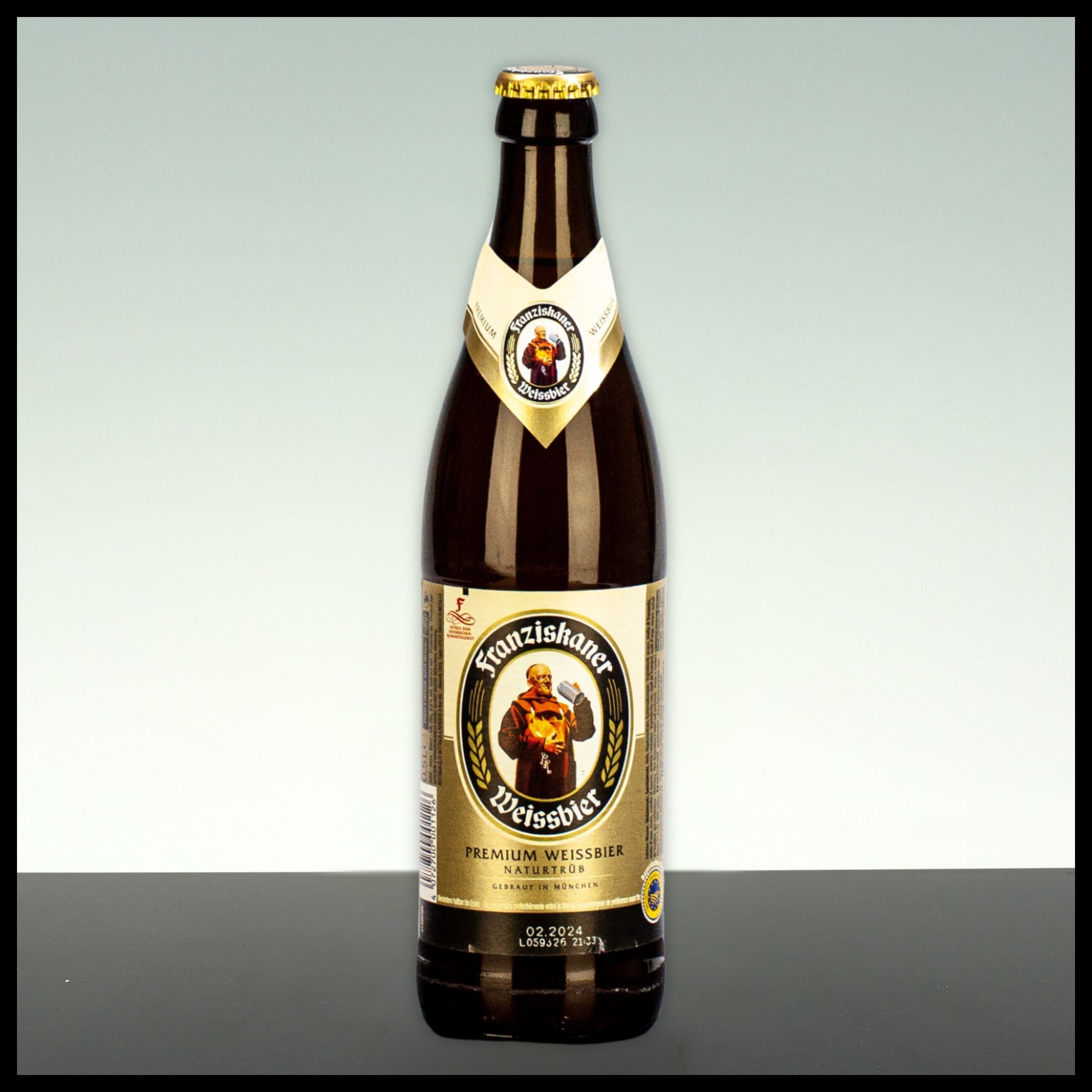 Franziskaner Weißbier Hefe Hell 0,5L - 5% Vol. - Trinklusiv