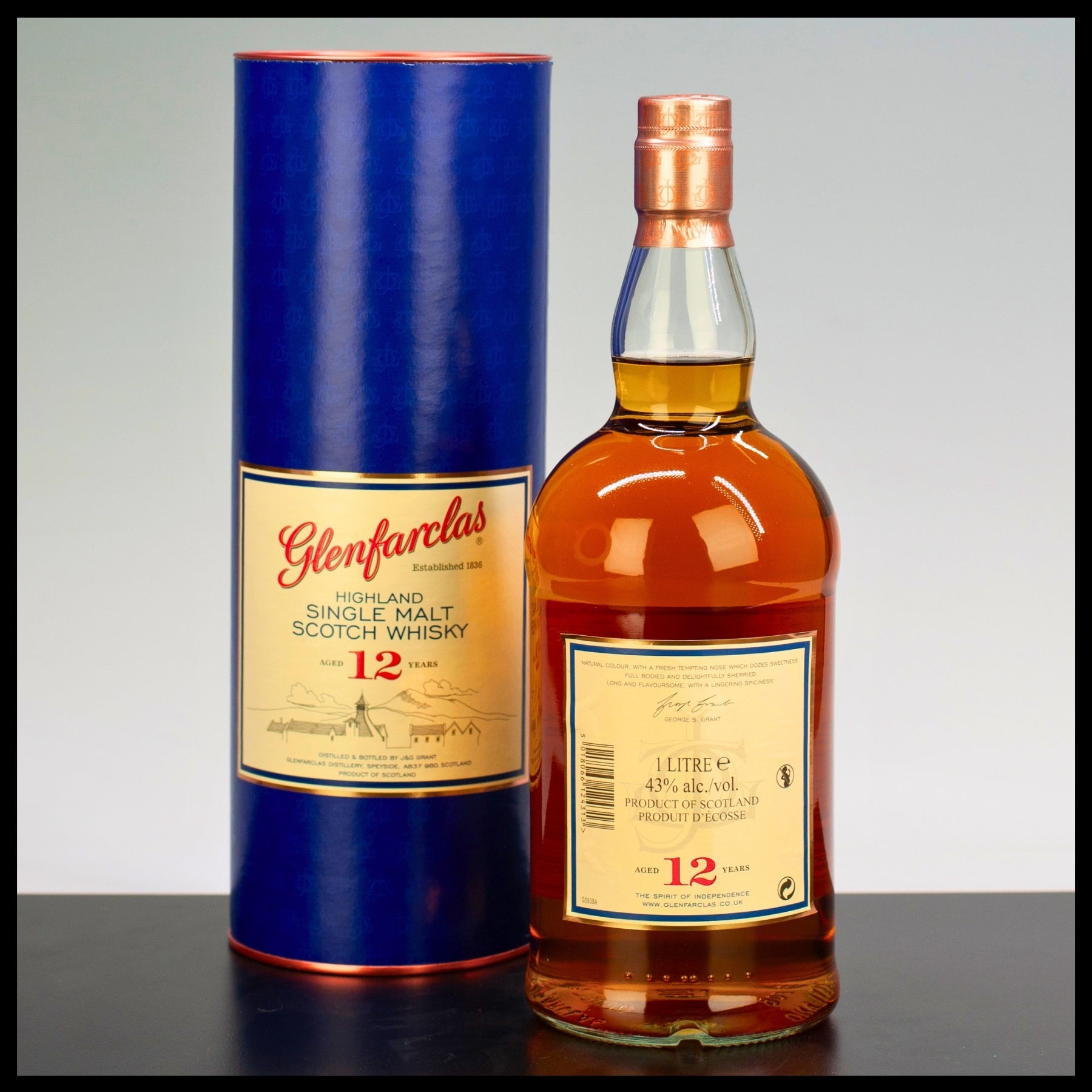 Glenfarclas 12 YO Single Malt Whisky 1L - 43% Vol.