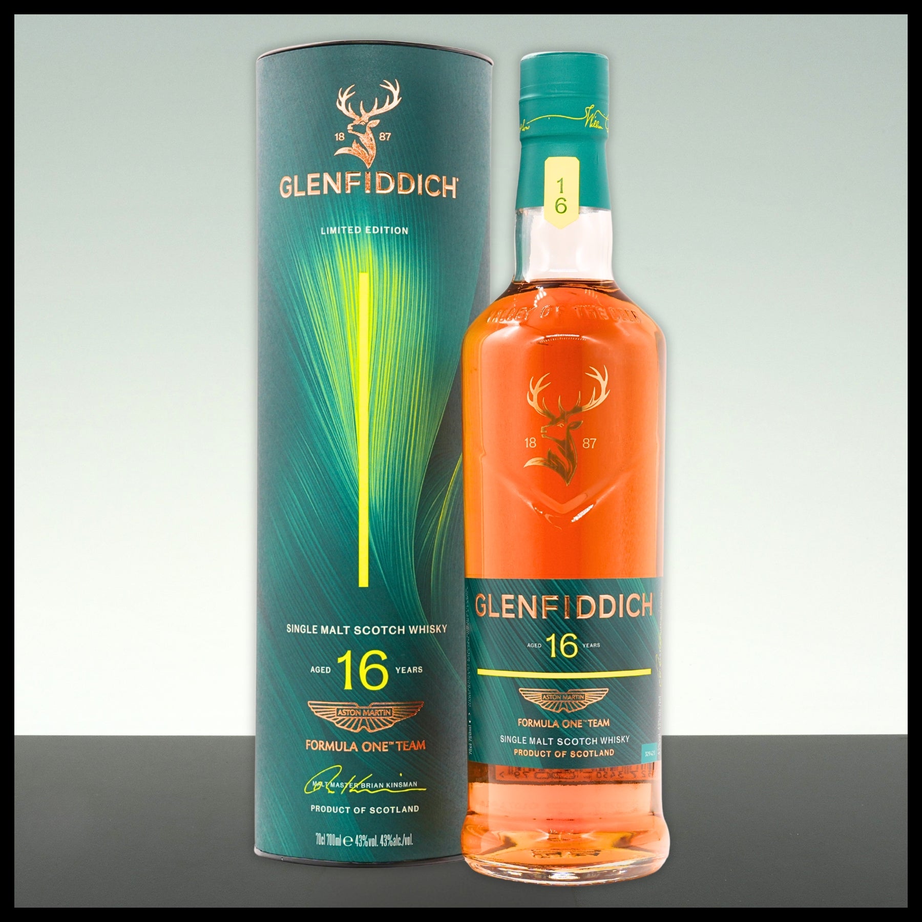 Glenfiddich 16 YO Aston Martin Edition 2nd Release Whisky 0,7L - 43% Vol.