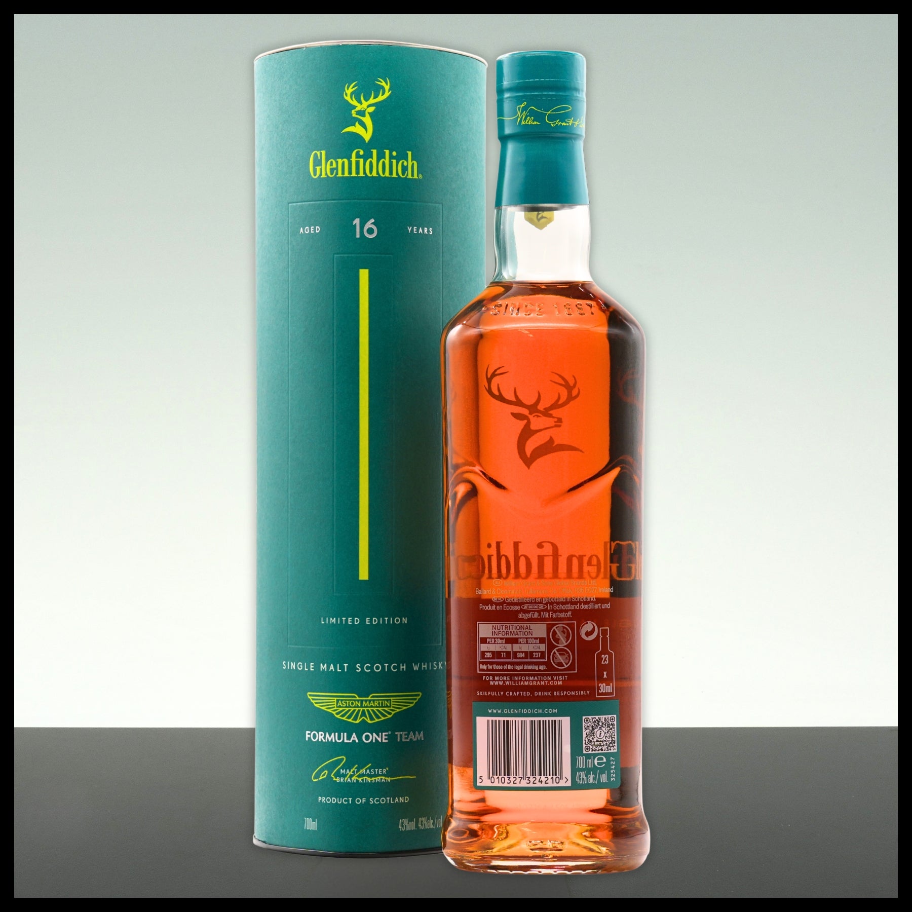 Glenfiddich 16 YO Aston Martin Edition Whisky 0,7L - 43% Vol. - Trinklusiv