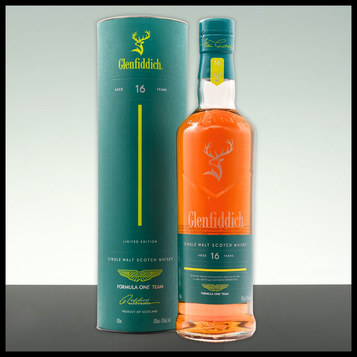 Glenfiddich 16 YO Aston Martin Edition Whisky 0,7L - 43% Vol. - Trinklusiv