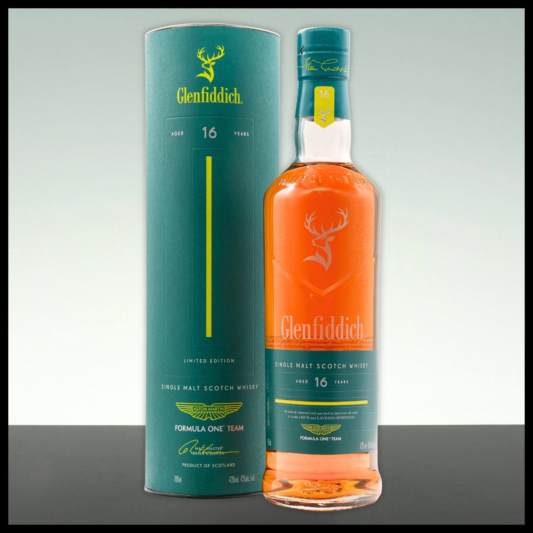 Glenfiddich 16 YO Aston Martin Edition Whisky 0,7L - 43% Vol. - Trinklusiv