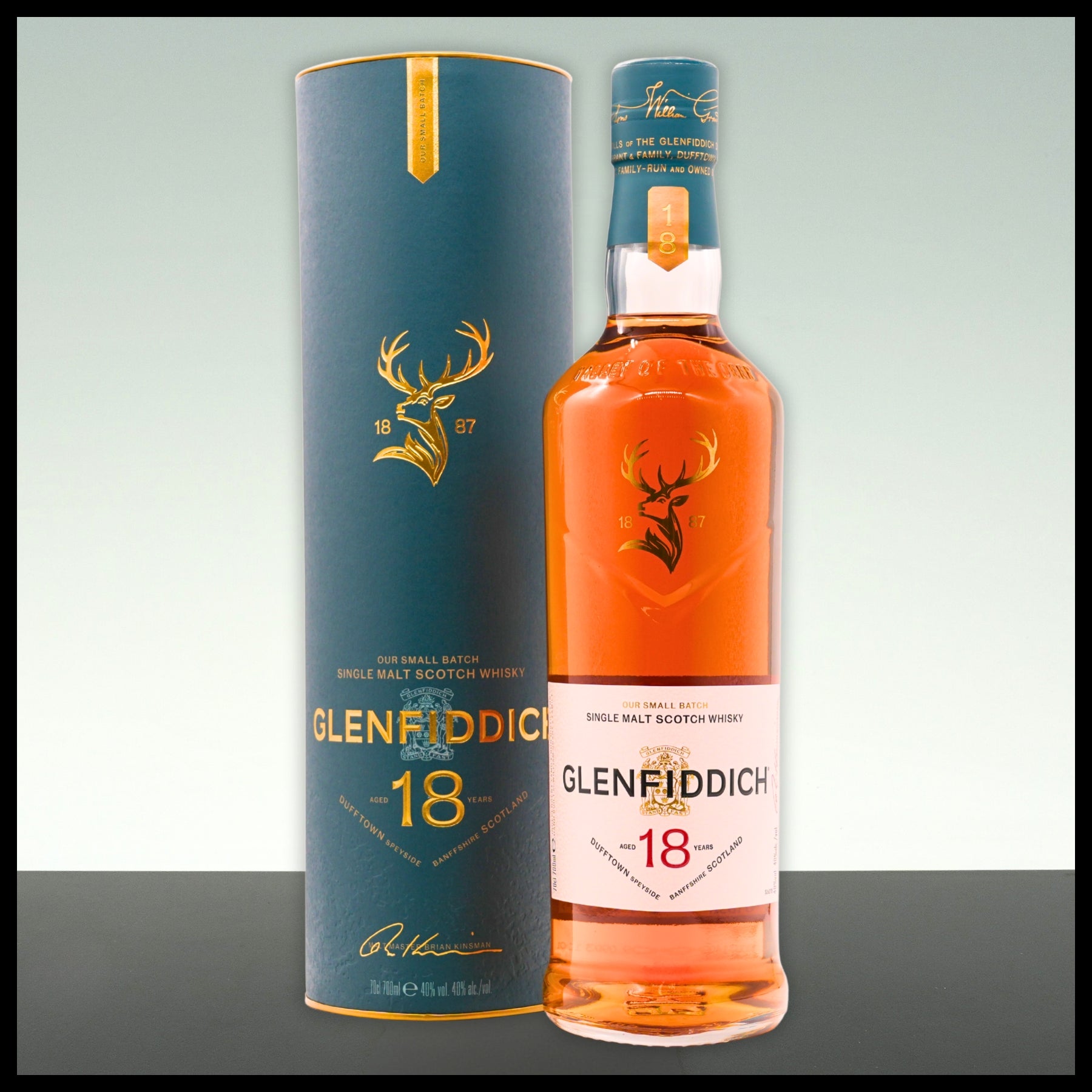 Glenfiddich 18 YO Single Malt Whisky 0,7L - 40% Vol. - Trinklusiv