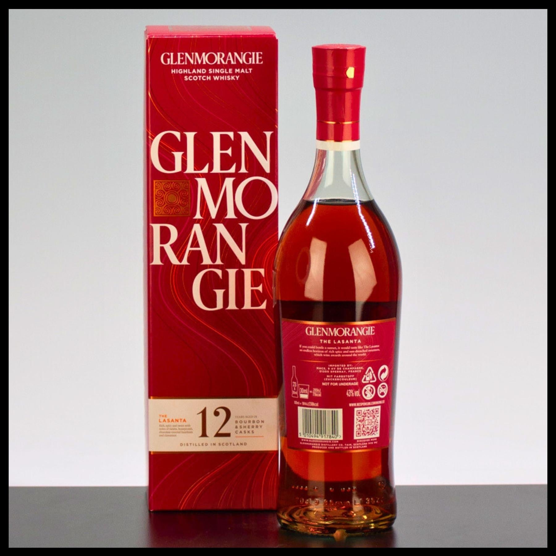 Glenmorangie The Lasanta 12 YO Single Malt Whisky 0,7L - 43% Vol.