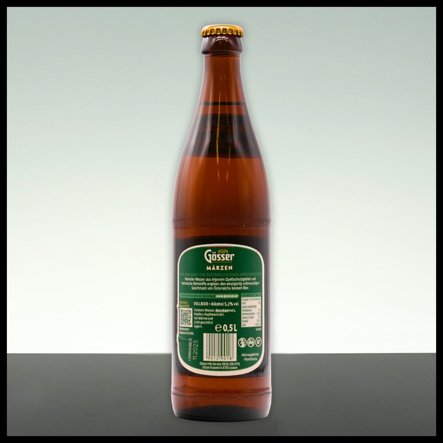 Gösser Märzen 0,5L - 5,2% Vol. - Trinklusiv