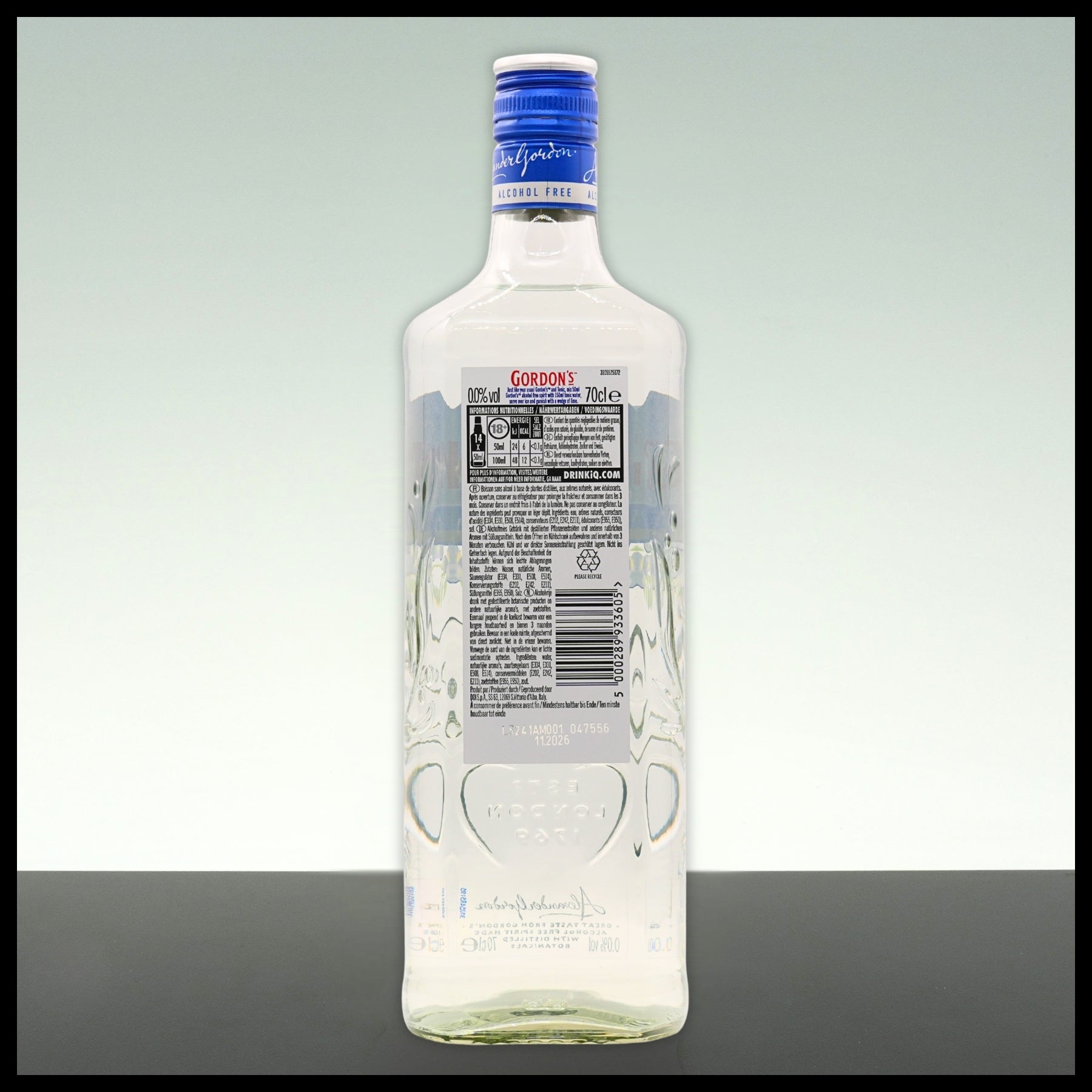 Gordon's 0.0 Alkoholfrei 0,7L - Trinklusiv