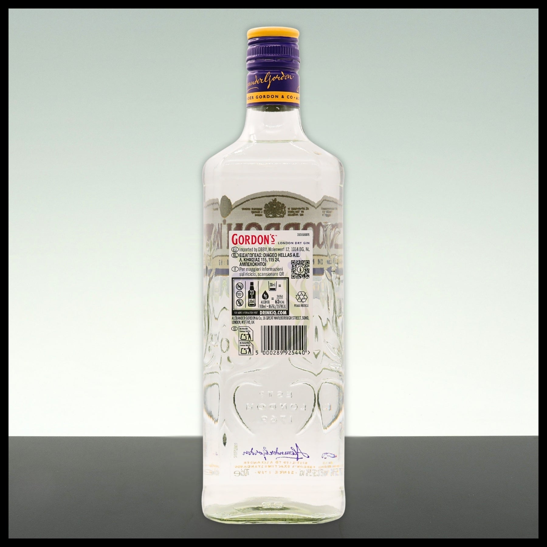 Gordon's London Dry Gin 0,7L - 37,5% Vol. - Trinklusiv