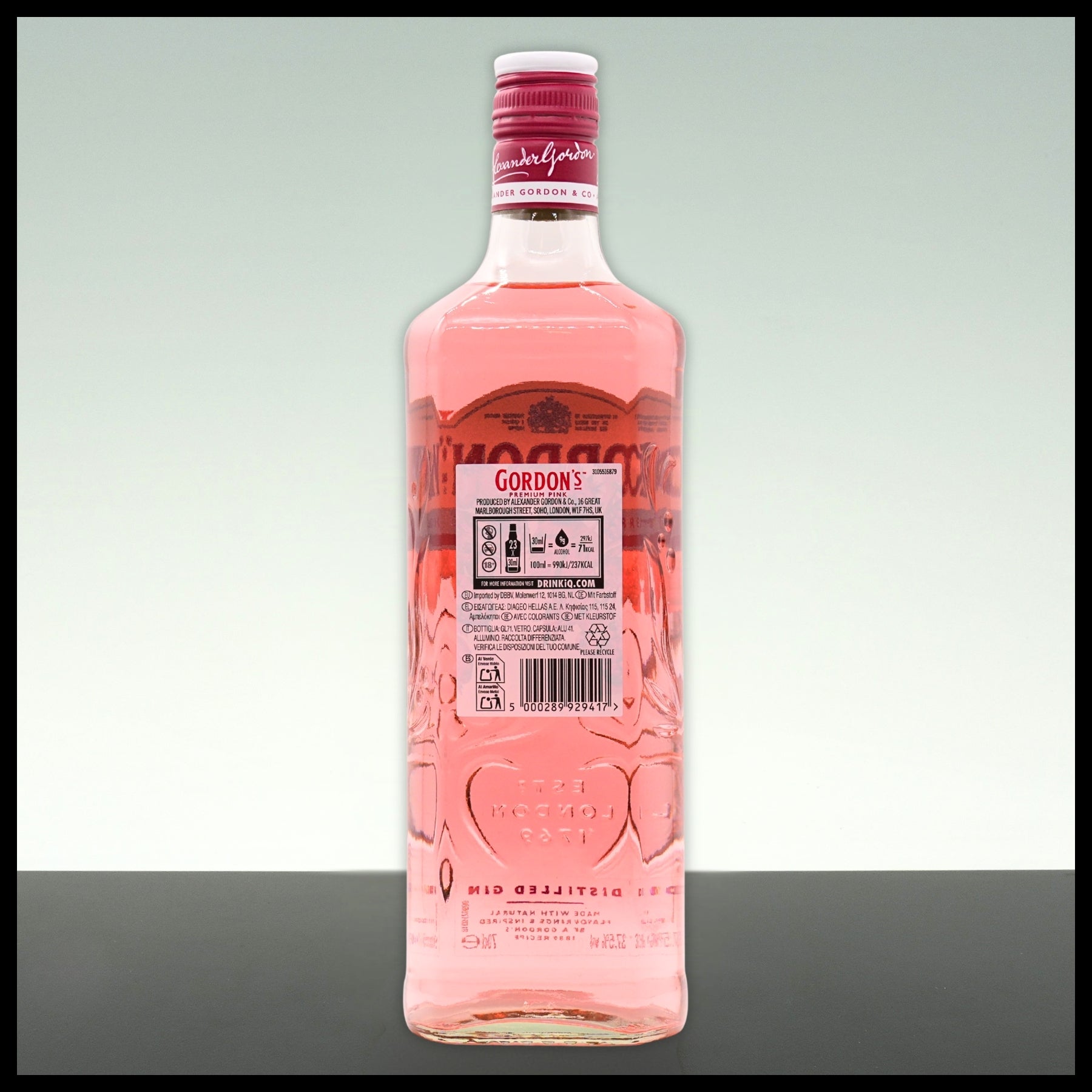 Gordon's Pink Gin 0,7L - 37,5% Vol. - Trinklusiv