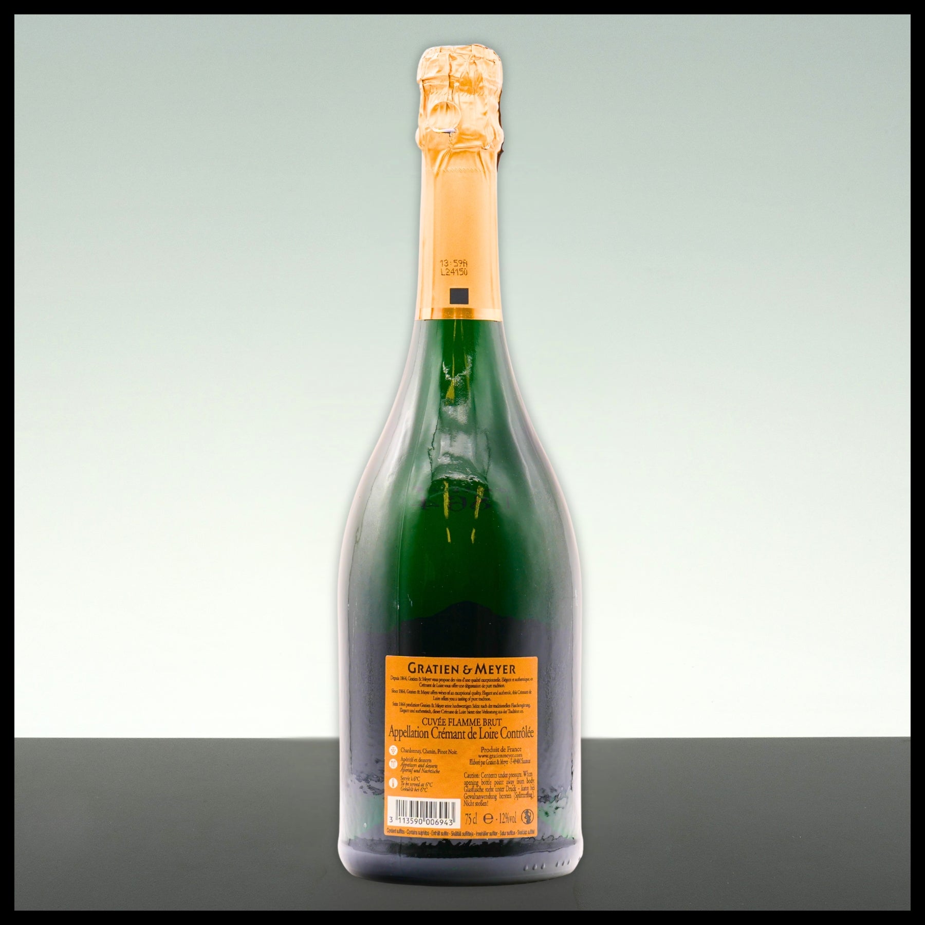Gratien & Meyer Cuvée Flamme Brut 0,75L - 12% Vol. - Trinklusiv