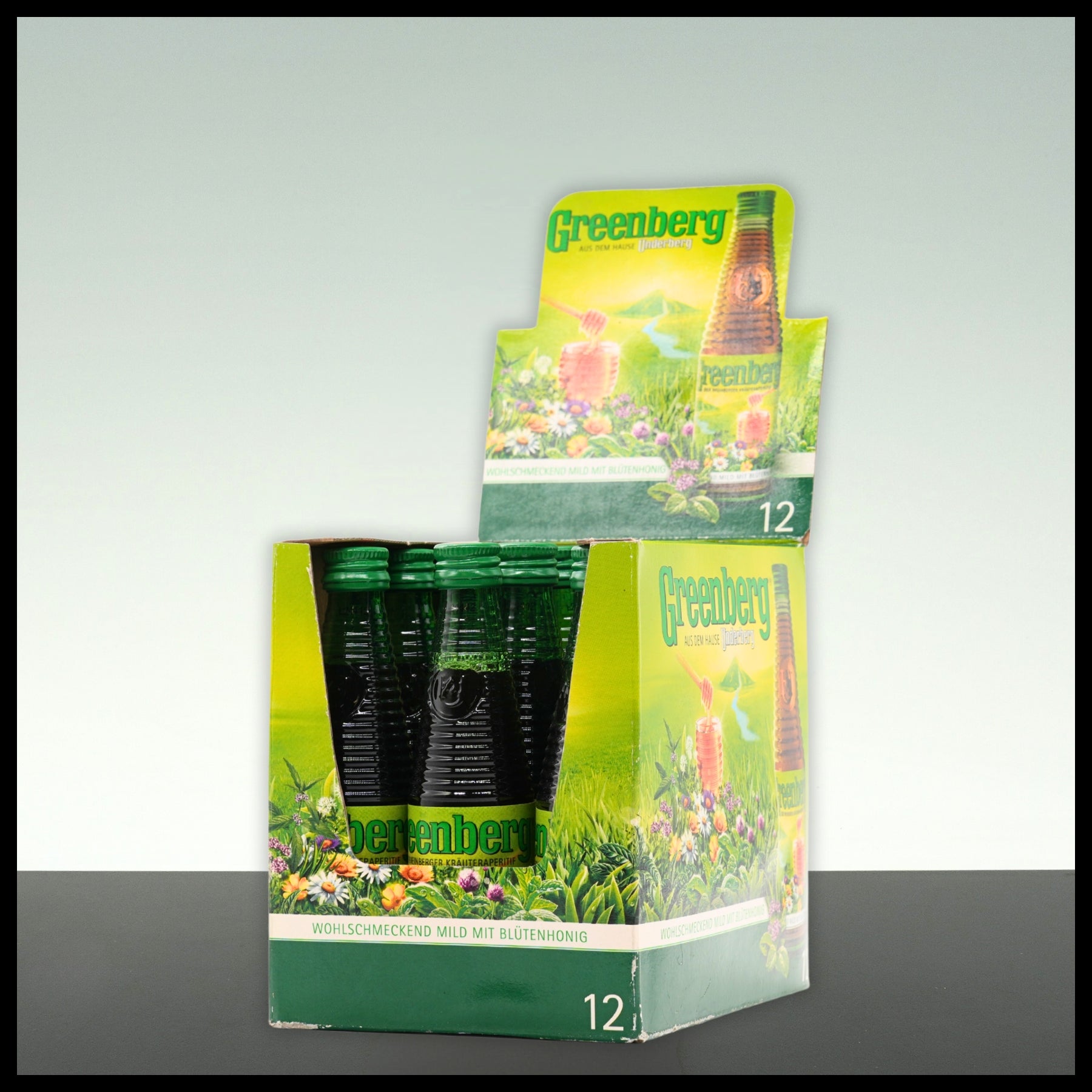 Greenberg Kräuterlikör by Underberg 12x 0,04L - 22% Vol. - Trinklusiv
