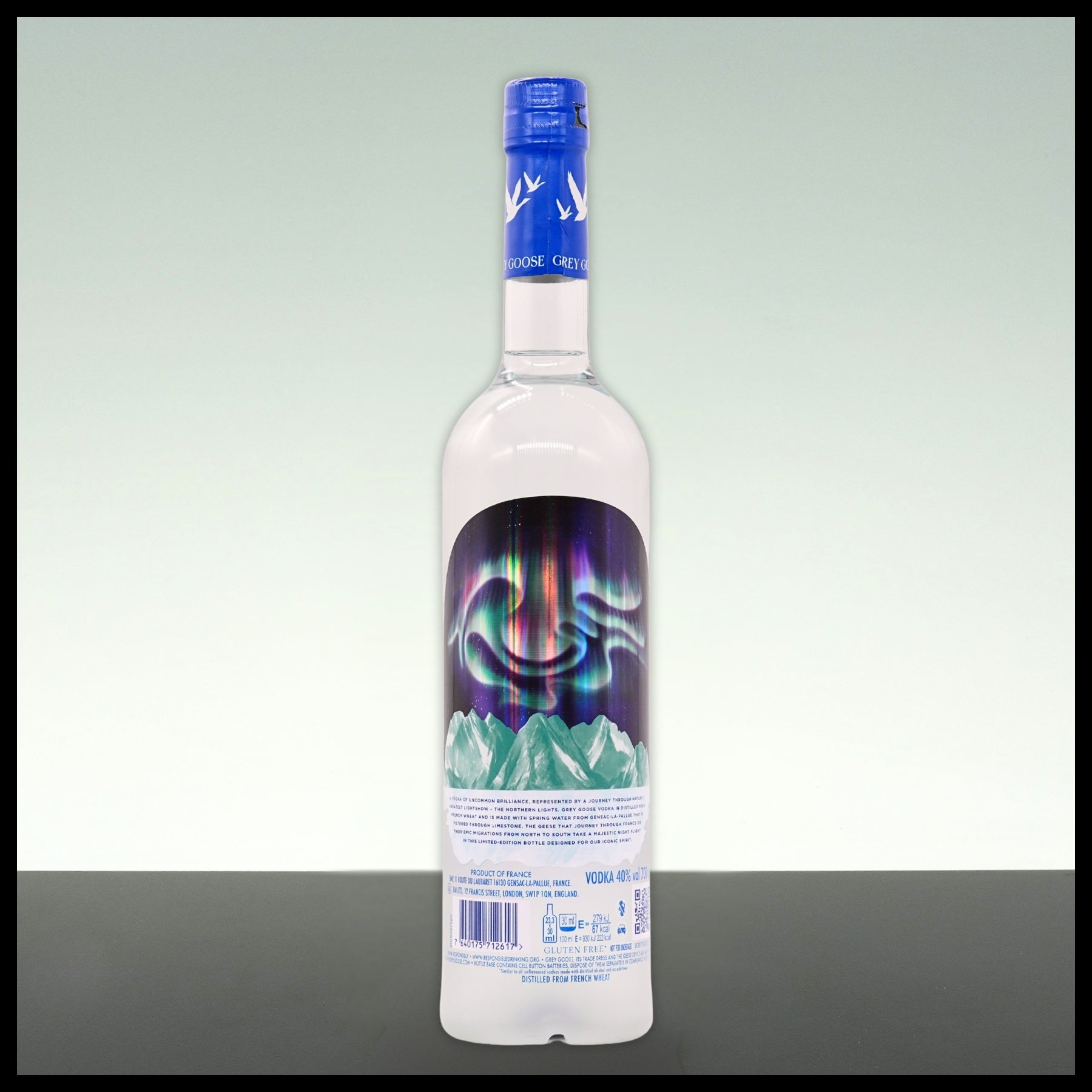 Grey Goose Vodka Northern Lights Edition mit LED 0,7L - 40% Vol. - Trinklusiv